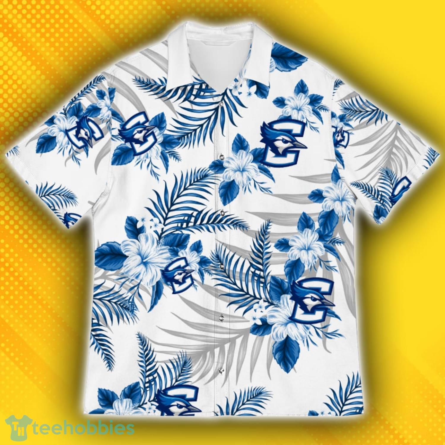 Creighton Bluejays Sports American Hawaiian Tropical Patterns Hawaiian Shirt Product Photo 2