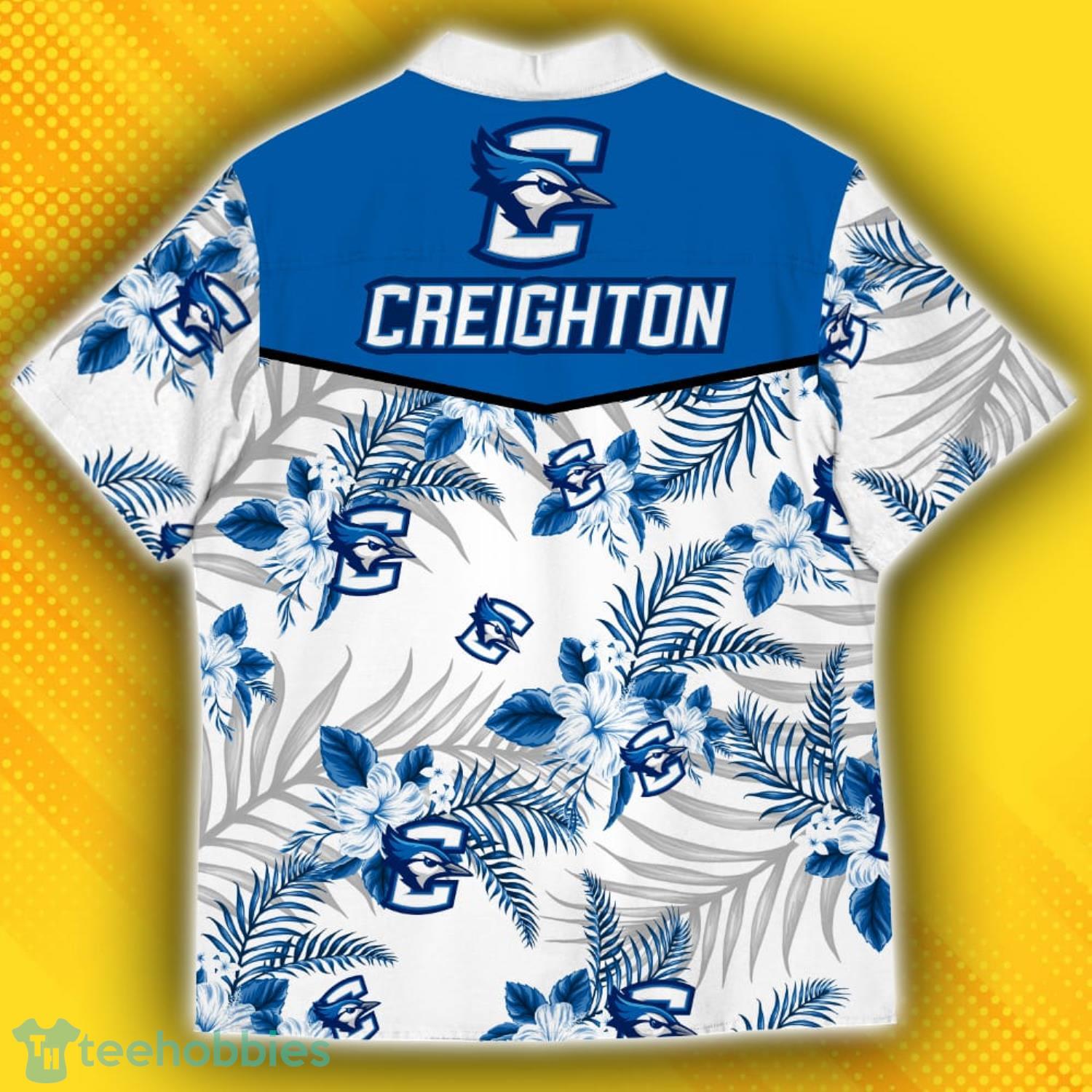 Creighton Bluejays Sports American Hawaiian Tropical Patterns Hawaiian Shirt Product Photo 3