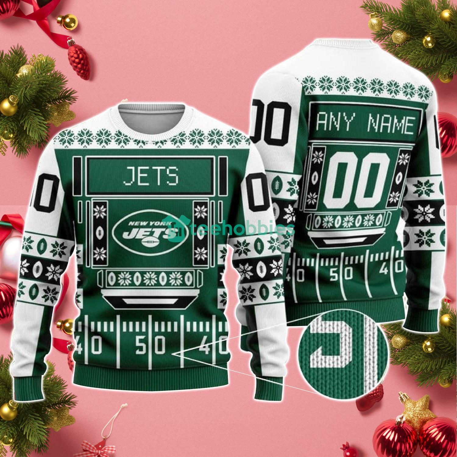 Jets ugly 2025 christmas sweater