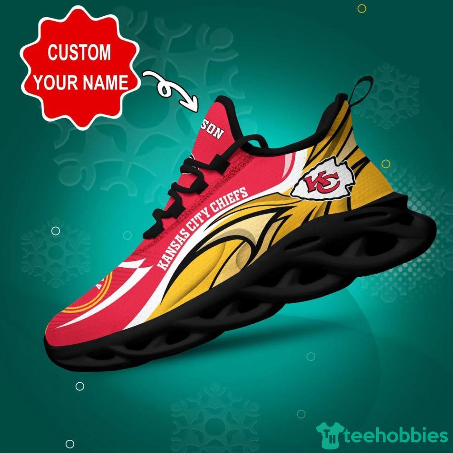 Kansas City Chiefs NFL Max Soul Shoes Custom Name Best Gift For