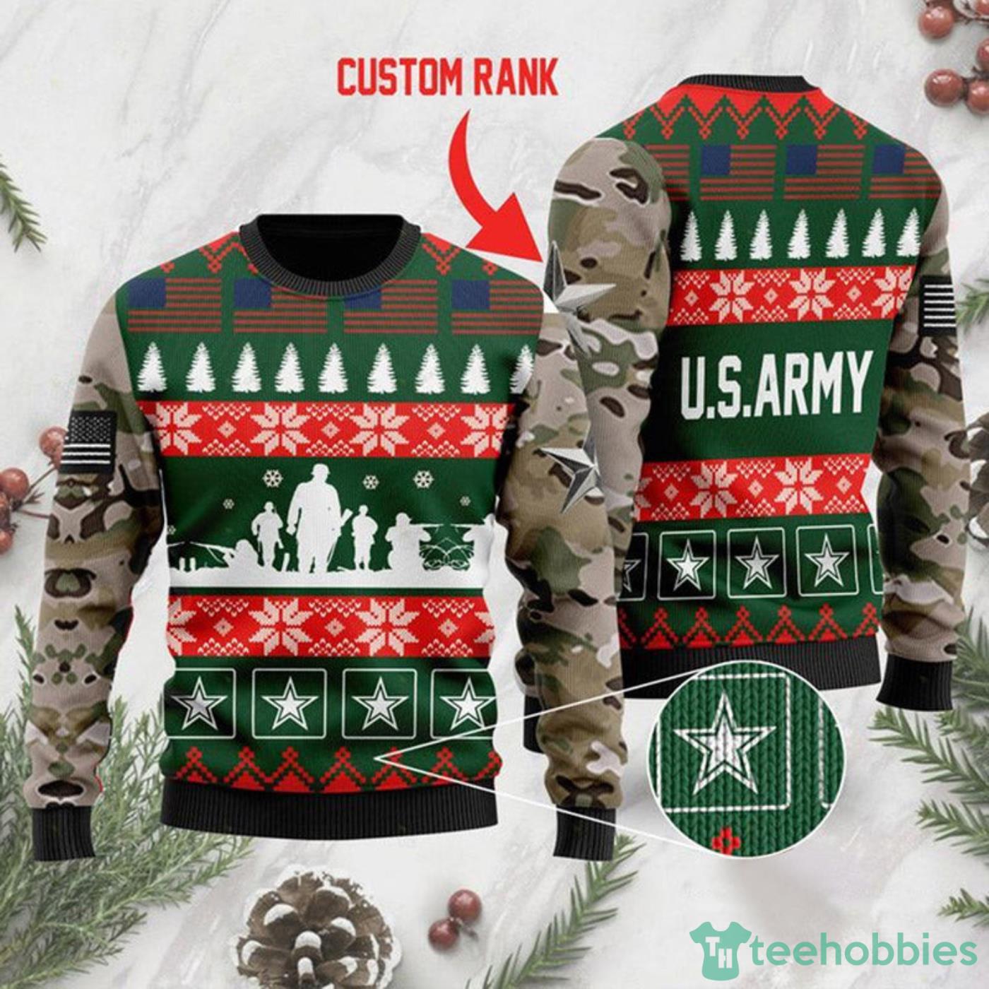 army ugly sweater