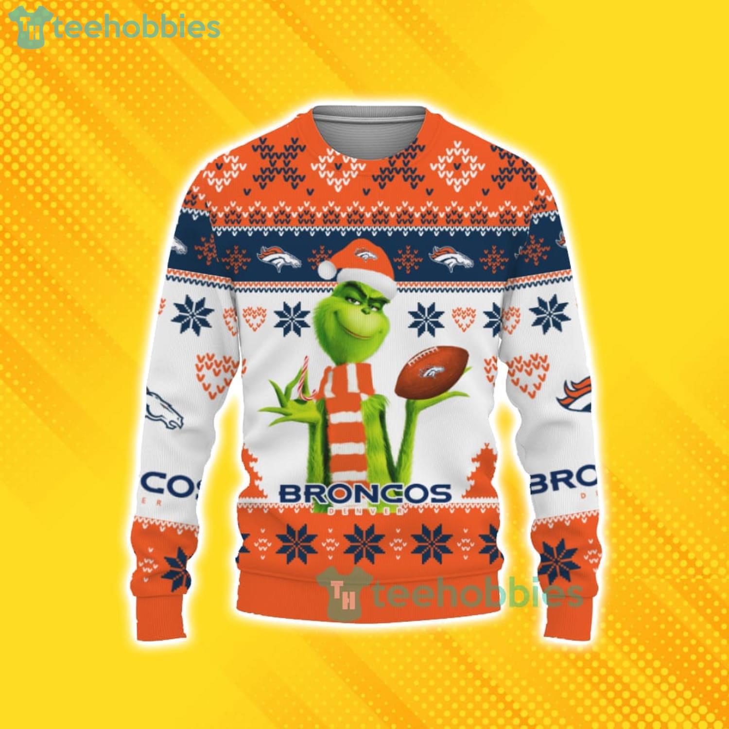 broncos ugly christmas sweater