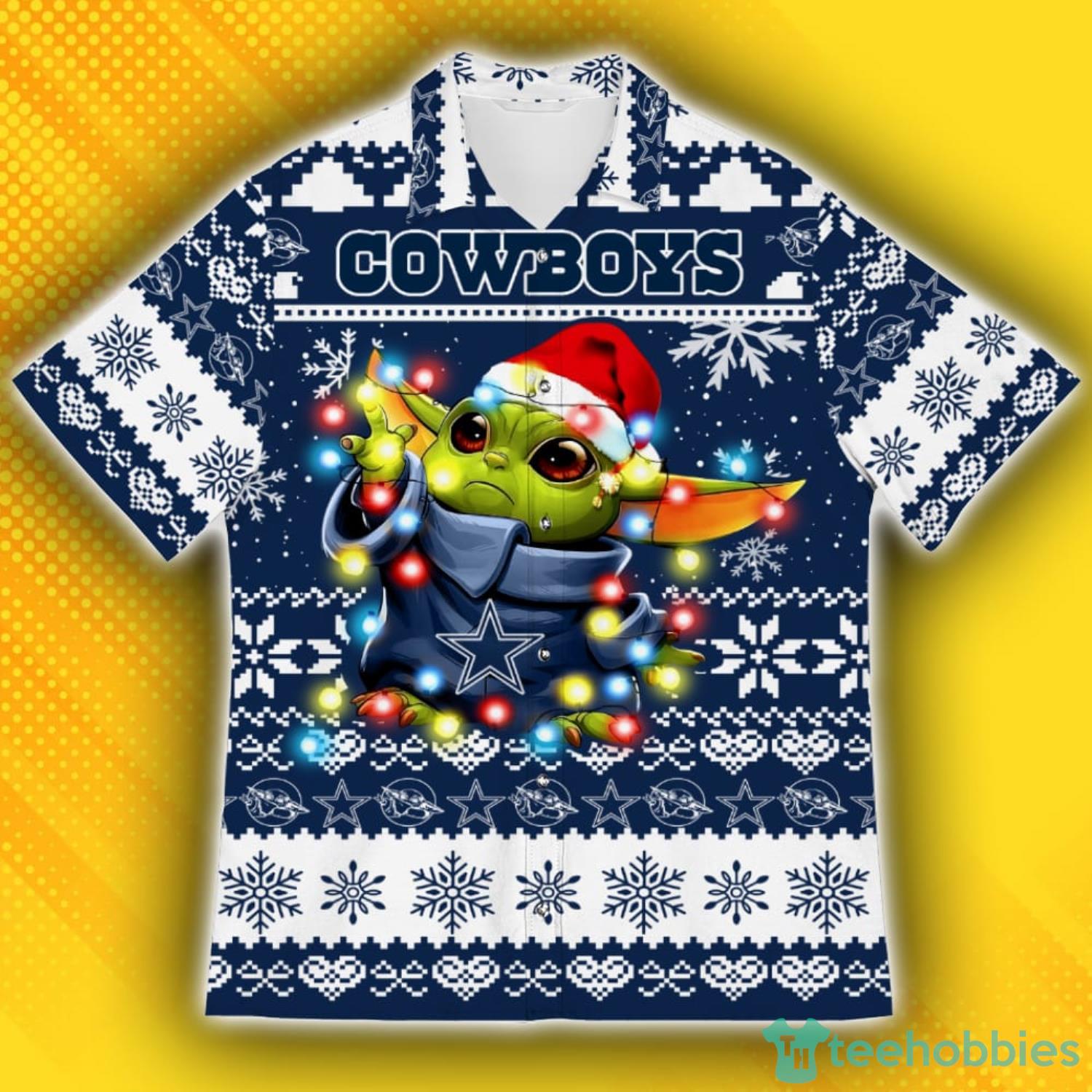 Dallas Cowboys Baby Yoda Ugly Christmas Sweater