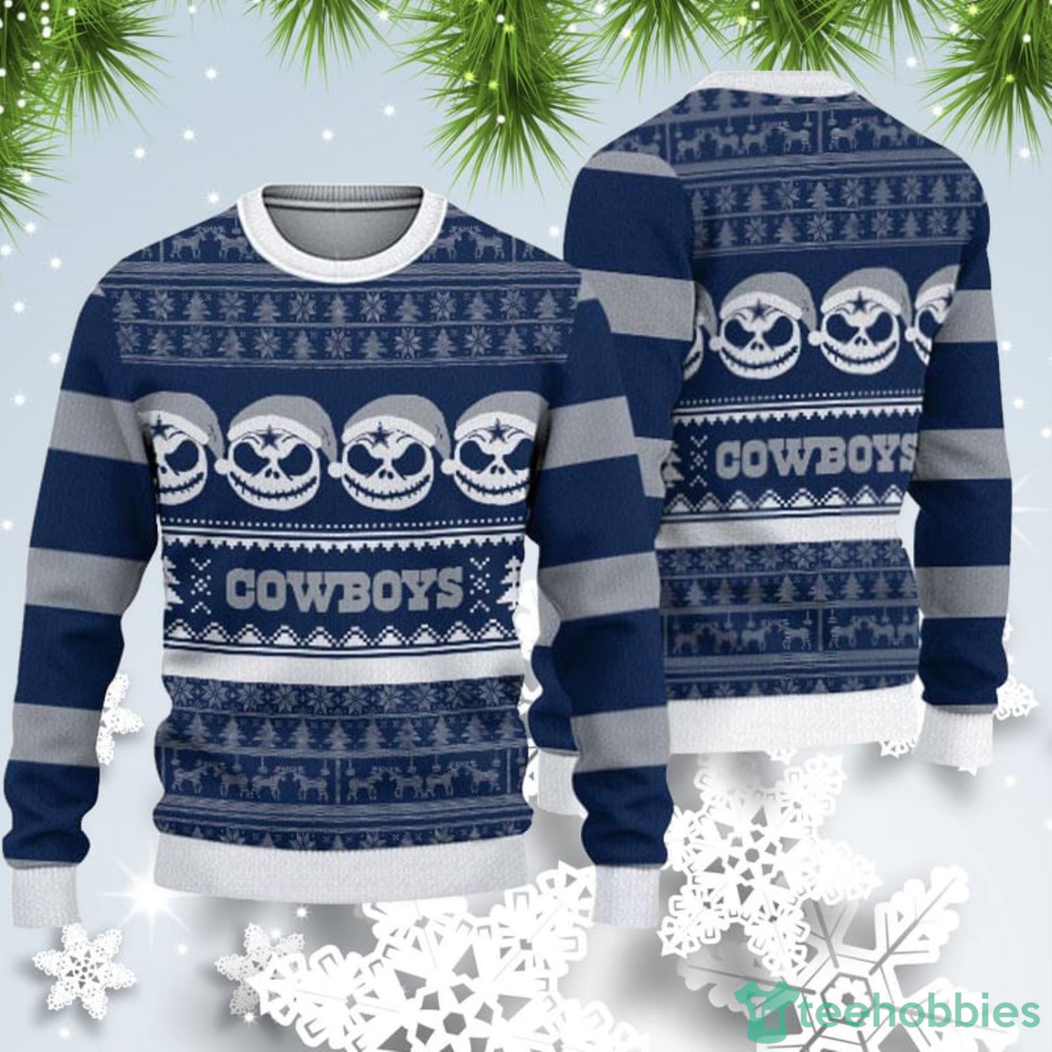 Salaslove on X: Dallas Cowboys Christmas Reindeers Pattern Ugly