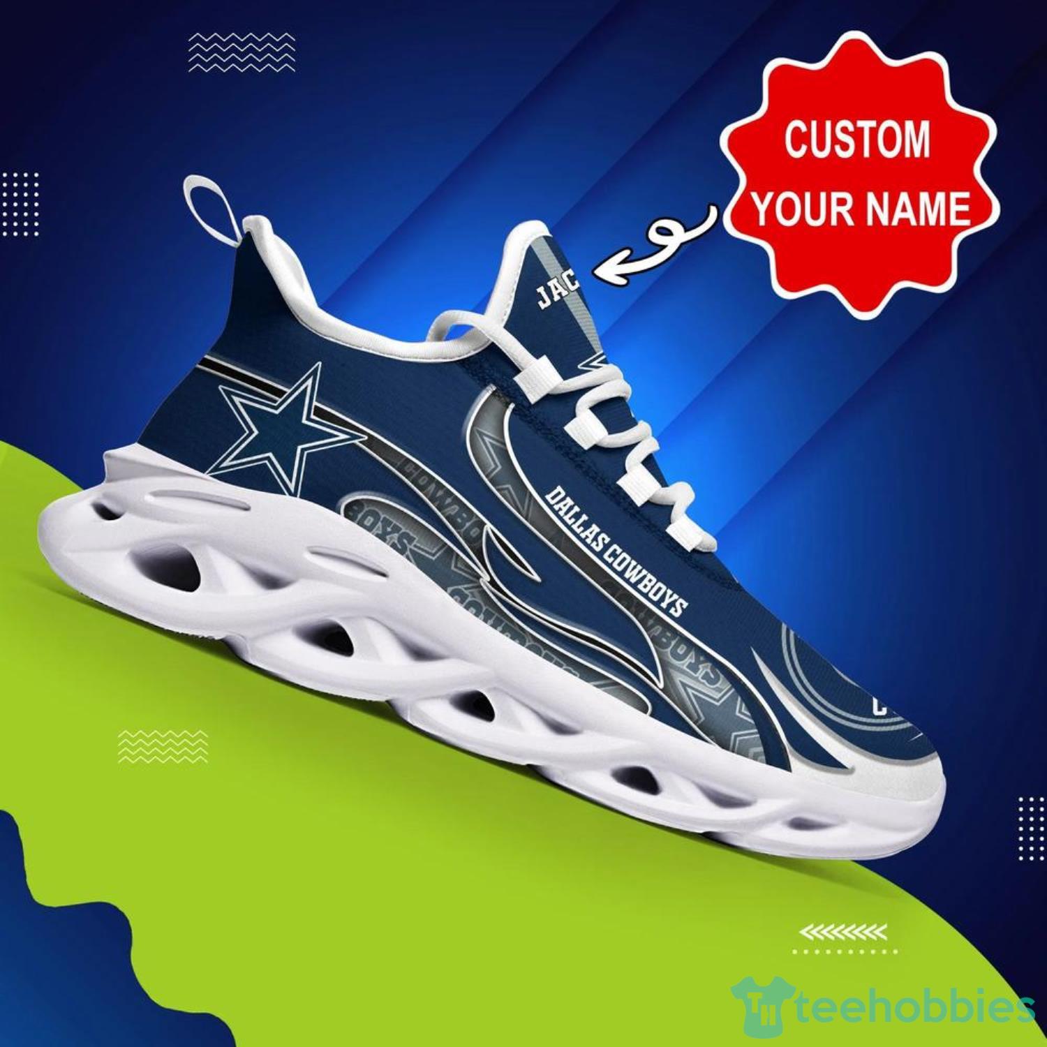 Nfl Fans Dallas Cowboys Personalized Name Sneakers Max Soul Shoes