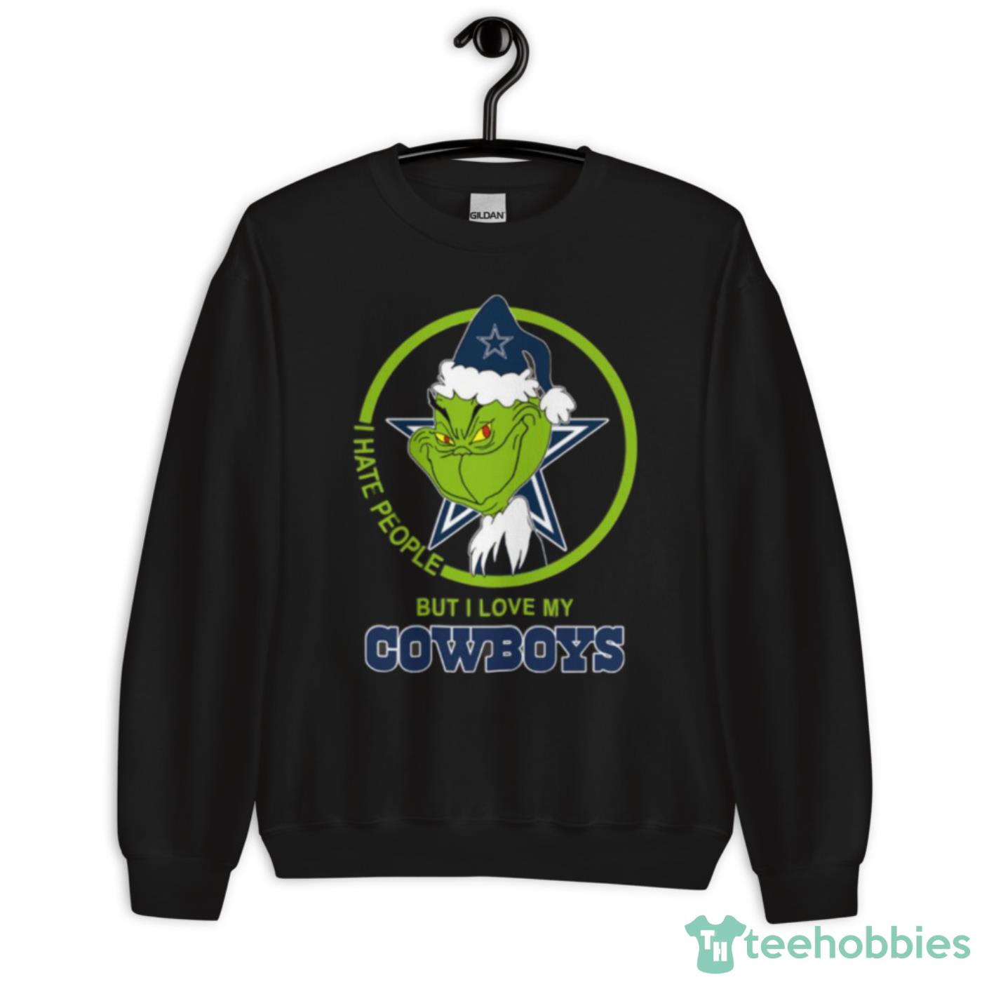 The Grinch They Hate Us Because They Dallas Cowboys T-shirt,Sweater,  Hoodie, And Long Sleeved, Ladies, Tank Top