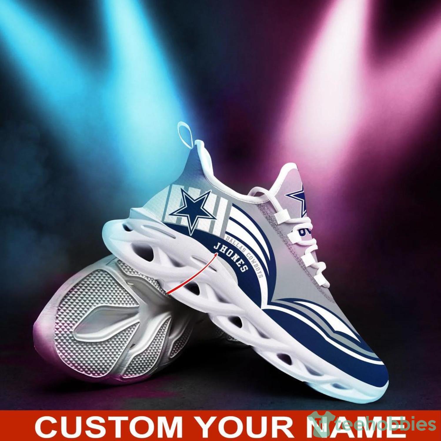 Dallas Cowboys NFL Custom Name Unique Max Soul Shoes Gift For Fans Running  Sneaker - Freedomdesign