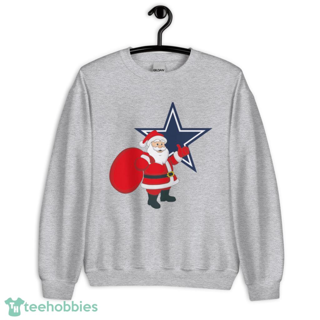 Dallas Cowboys NFL Santa Claus Christmas Shirt - Unisex Heavy Blend Crewneck Sweatshirt