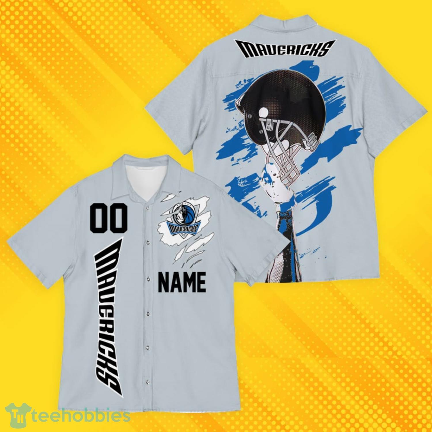 Dallas Mavericks Sports American Hawaiian Football Hawaiian Shirt Custom Name For Fans Product Photo 1