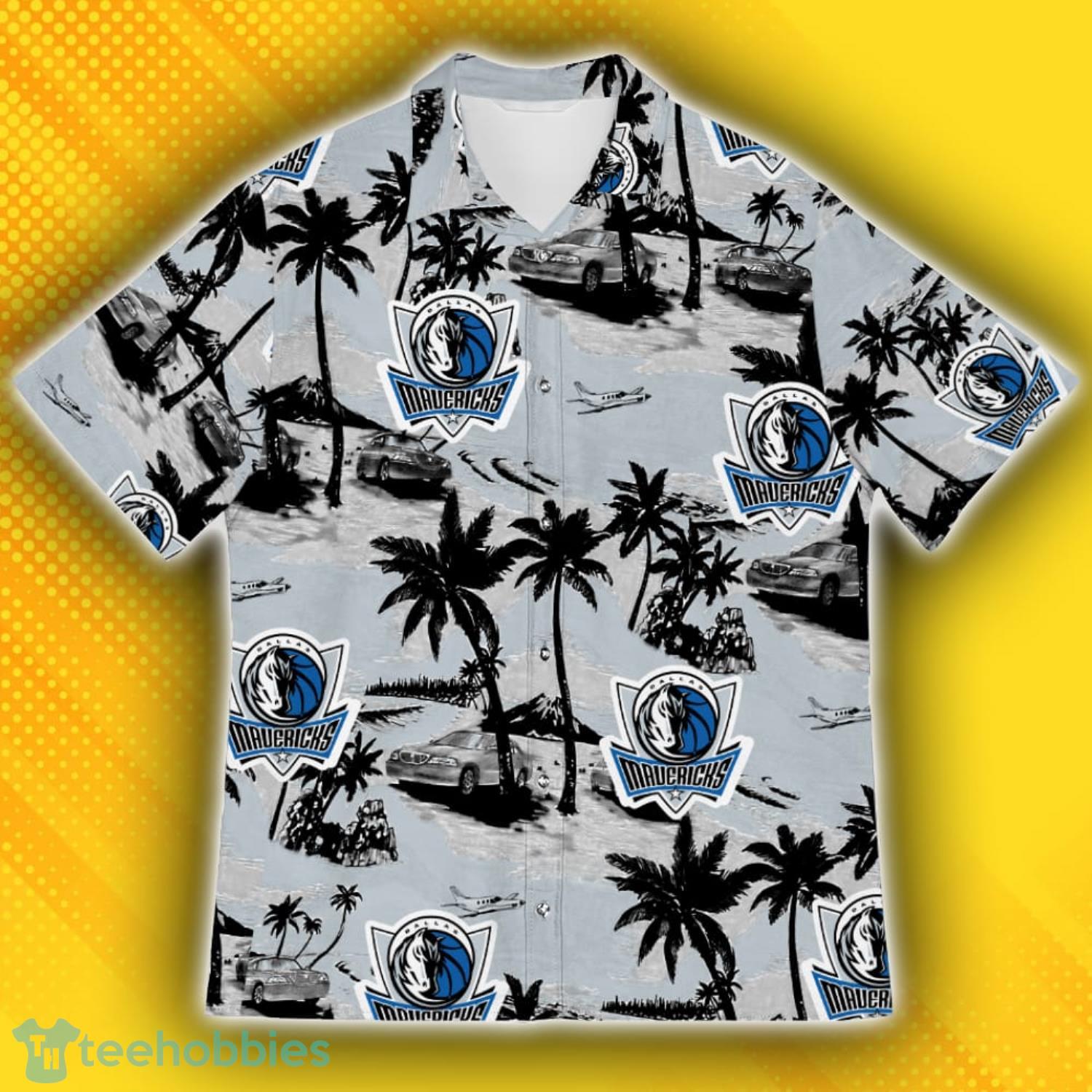Dallas Mavericks Sports American Tropical Patterns Hawaiian Shirt Product Photo 2