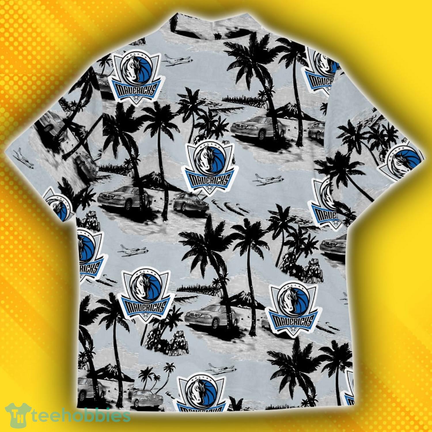 Dallas Mavericks Sports American Tropical Patterns Hawaiian Shirt Product Photo 3