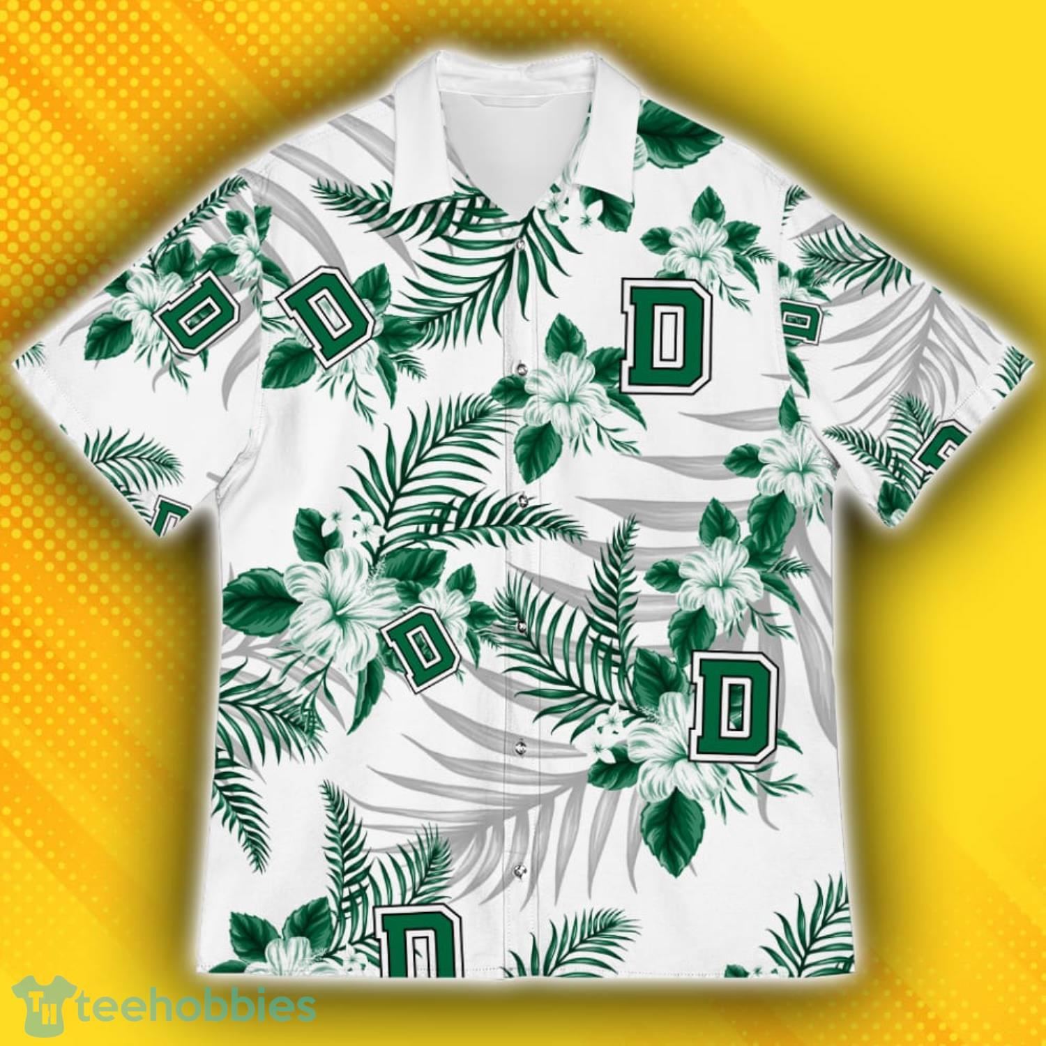 Dartmouth Big Green Sports American Hawaiian Tropical Patterns Hawaiian Shirt Product Photo 2