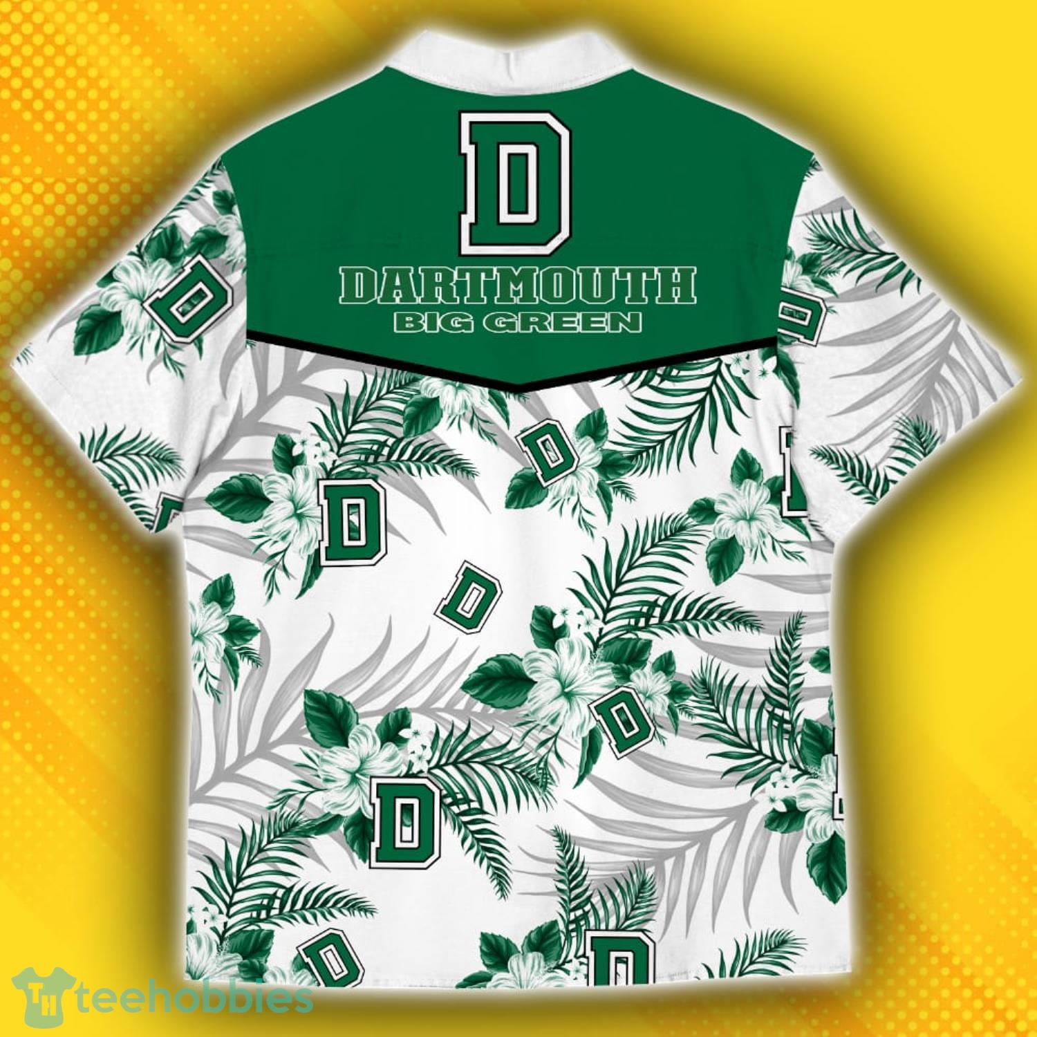 Dartmouth Big Green Sports American Hawaiian Tropical Patterns Hawaiian Shirt Product Photo 3