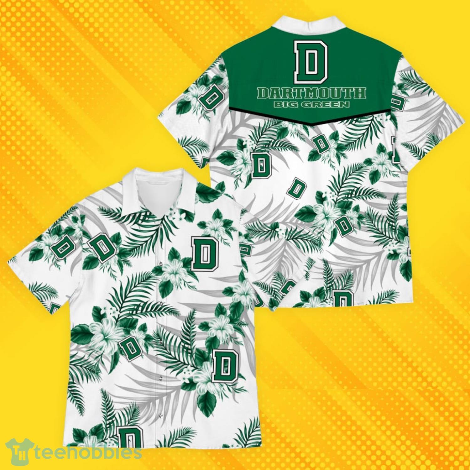 Dartmouth Big Green Sports American Hawaiian Tropical Patterns Hawaiian Shirt Product Photo 1