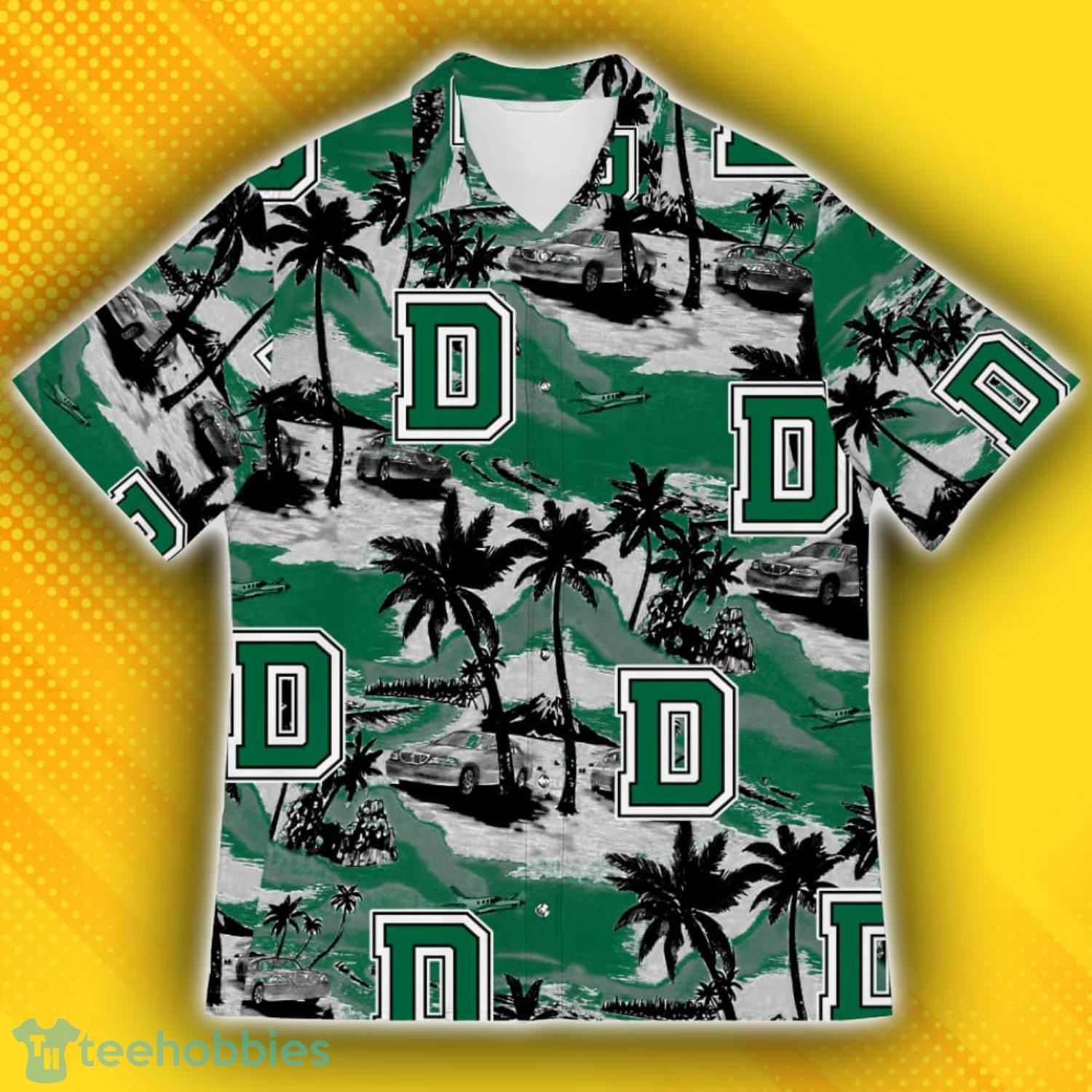 Dartmouth Big Green Sports American Tropical Patterns Hawaiian Shirt Product Photo 2