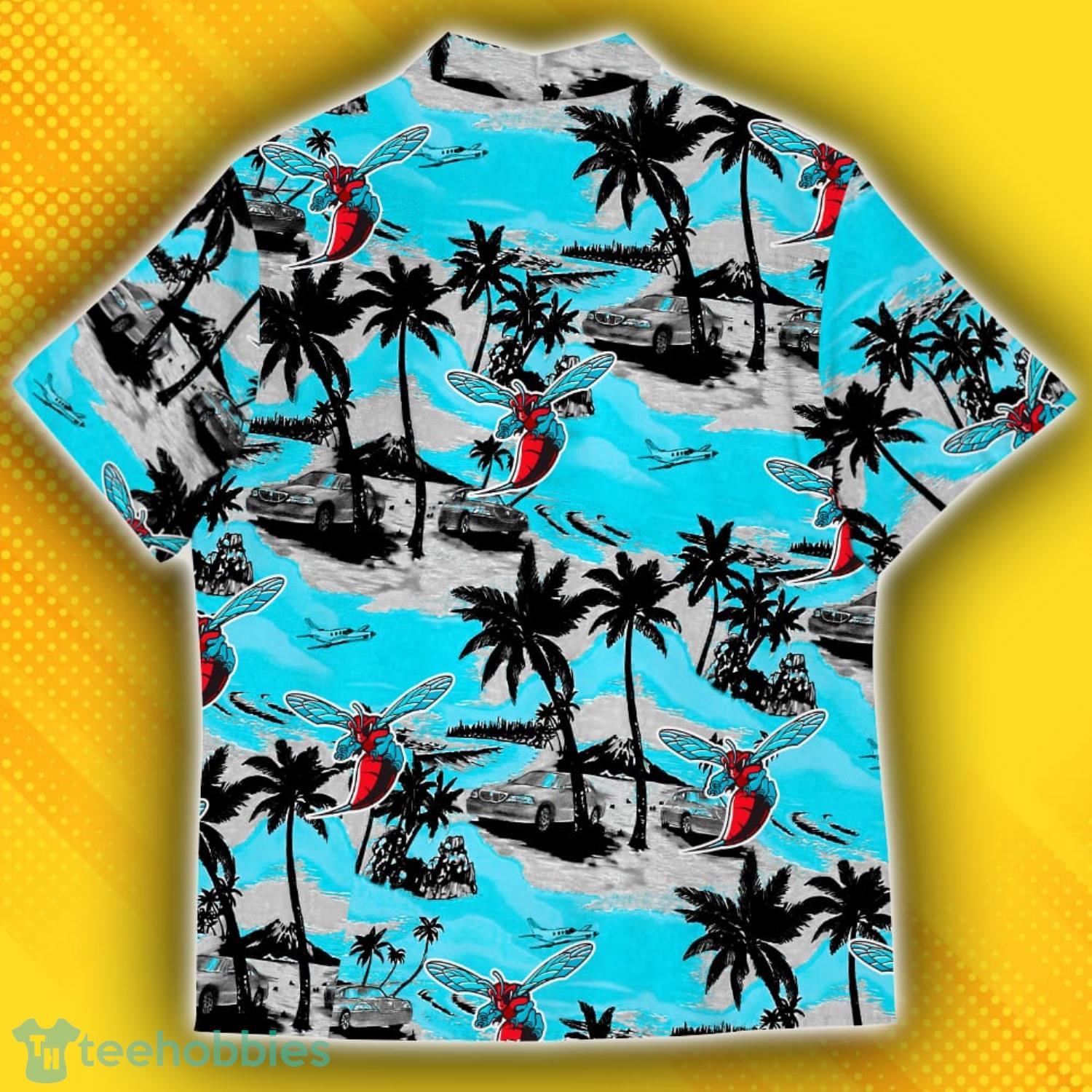 Delaware State Hornets Sports American Tropical Patterns Hawaiian Shirt Product Photo 3