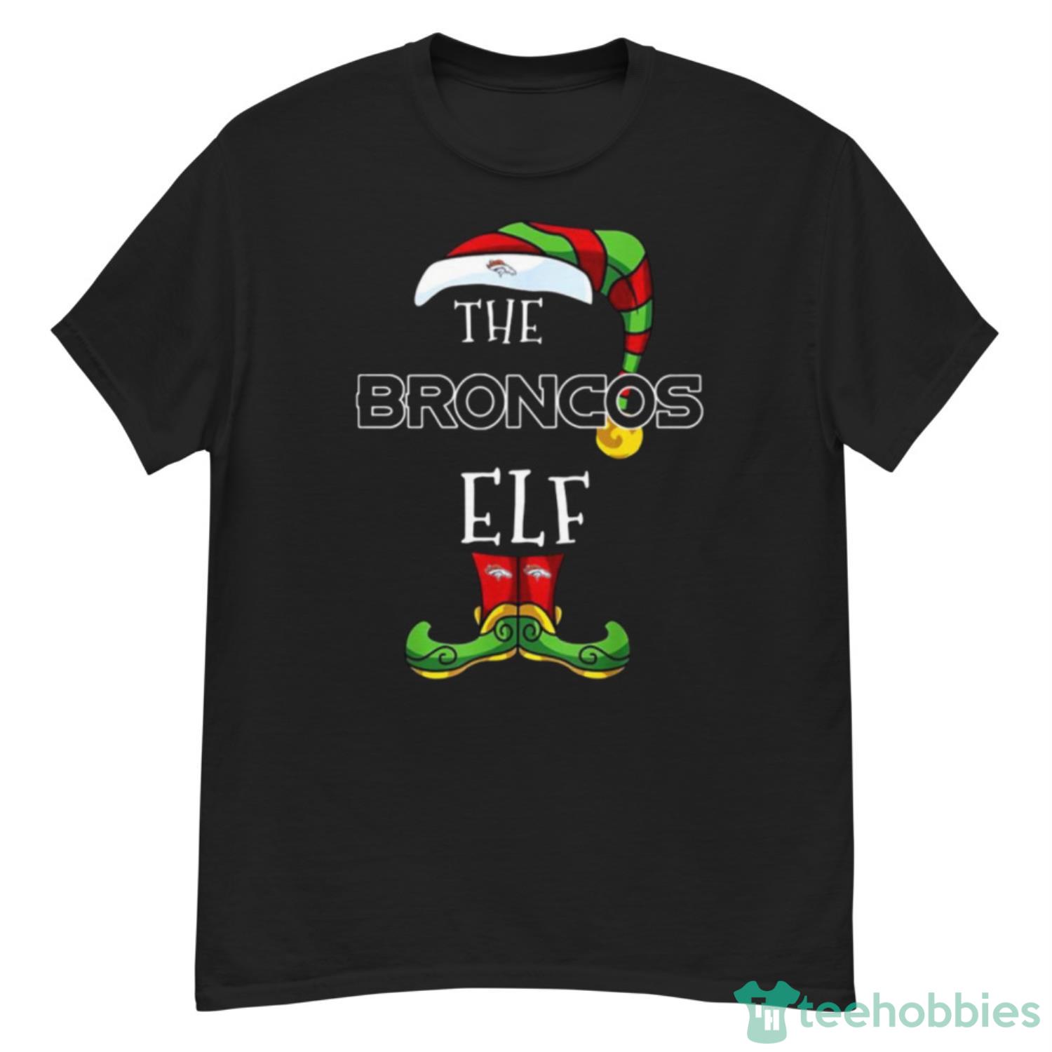 Denver Broncos Christmas ELF Funny NFL T Shirt - Freedomdesign