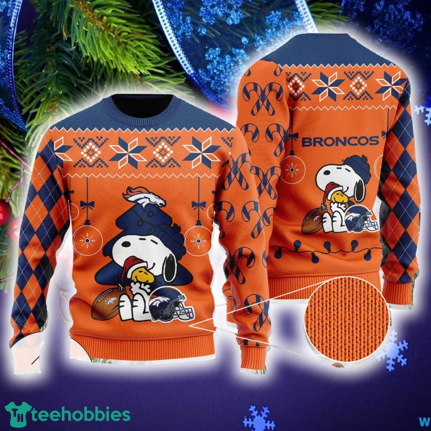 Broncos on sale christmas sweater