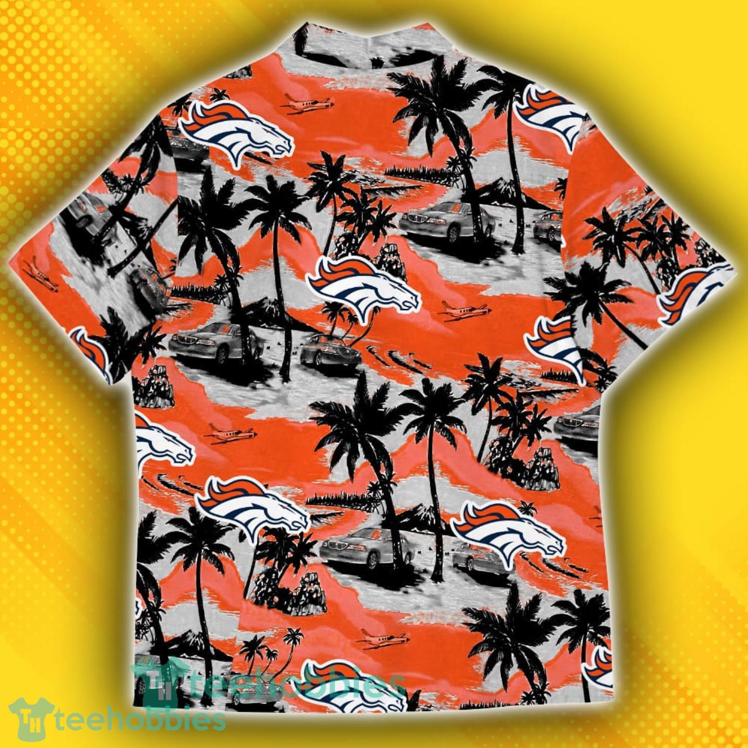 Denver Broncos Sports American Tropical Patterns Hawaiian Shirt Product Photo 3
