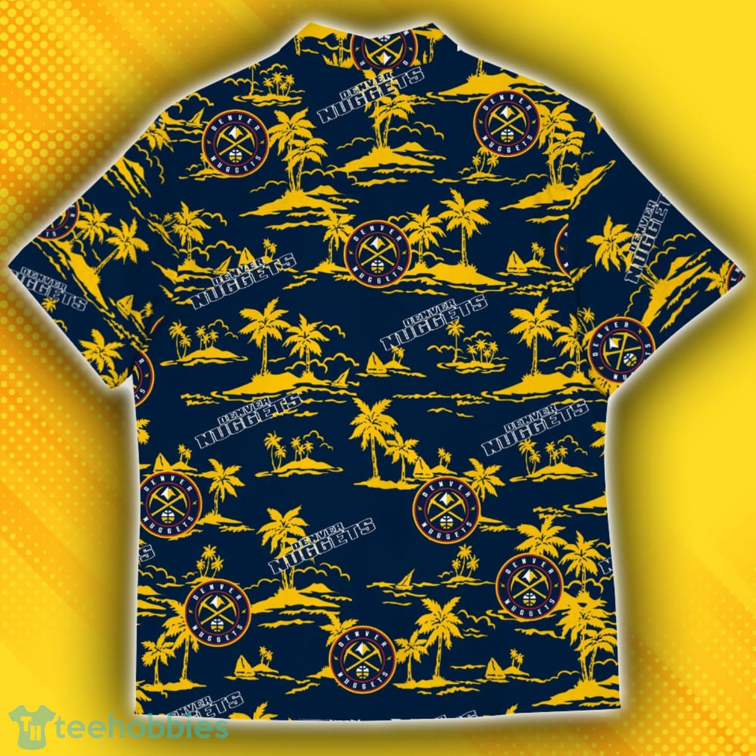 Denver Nuggets Island Fans Pattern Tree Hawaiian Shirt Product Photo 3