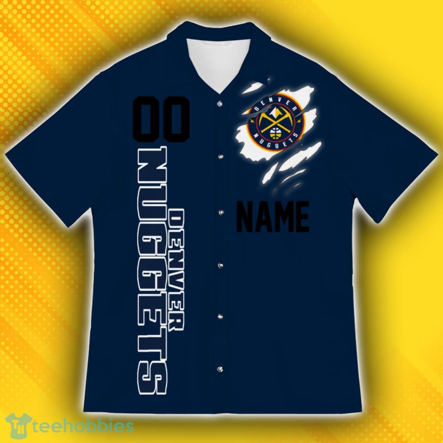 Denver Nuggets Sports American Hawaiian Football Hawaiian Shirt Custom Name For Fans Product Photo 2