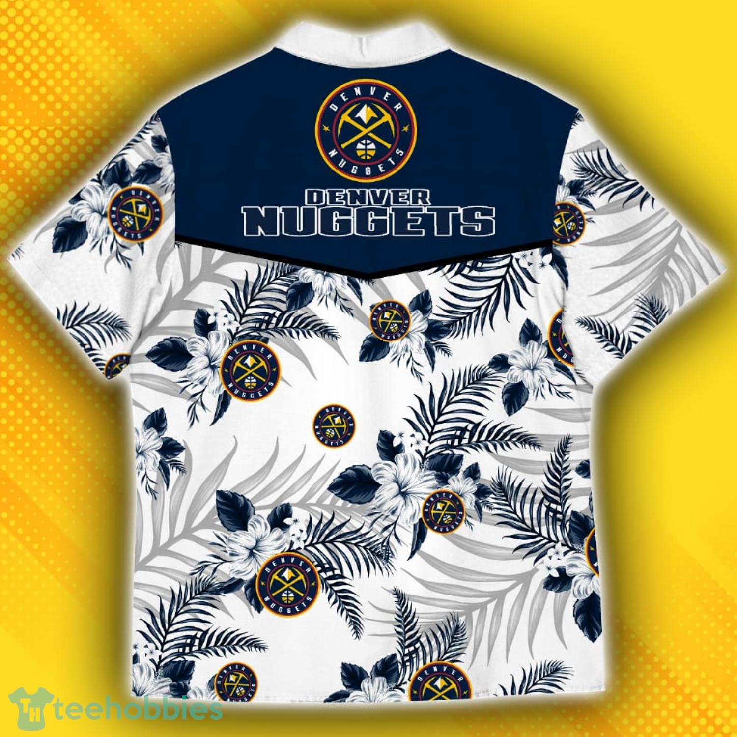 Denver Nuggets Sports American Hawaiian Tropical Patterns Hawaiian Shirt Product Photo 3