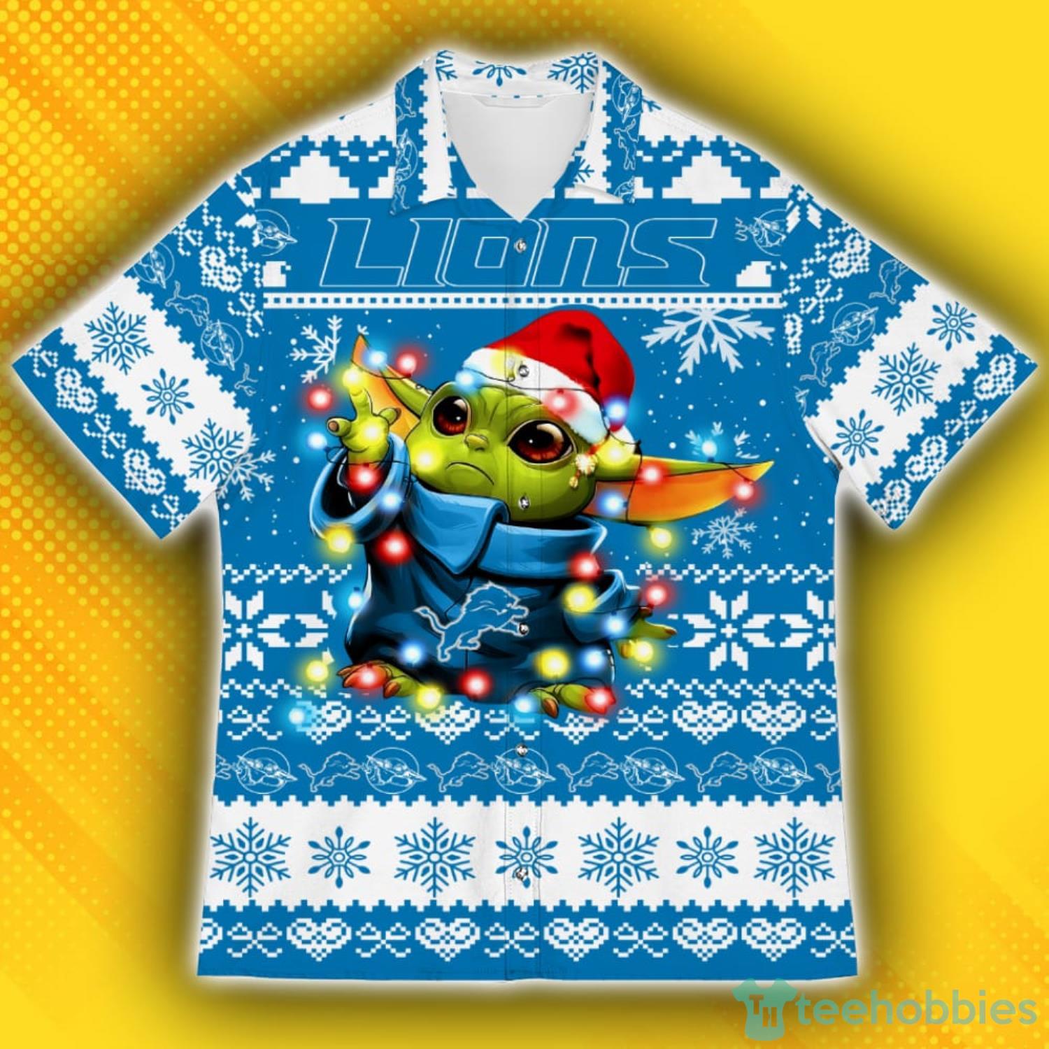 Detroit Tigers Baby Yoda Star Wars Christmas Hawaiian Shirt - Freedomdesign