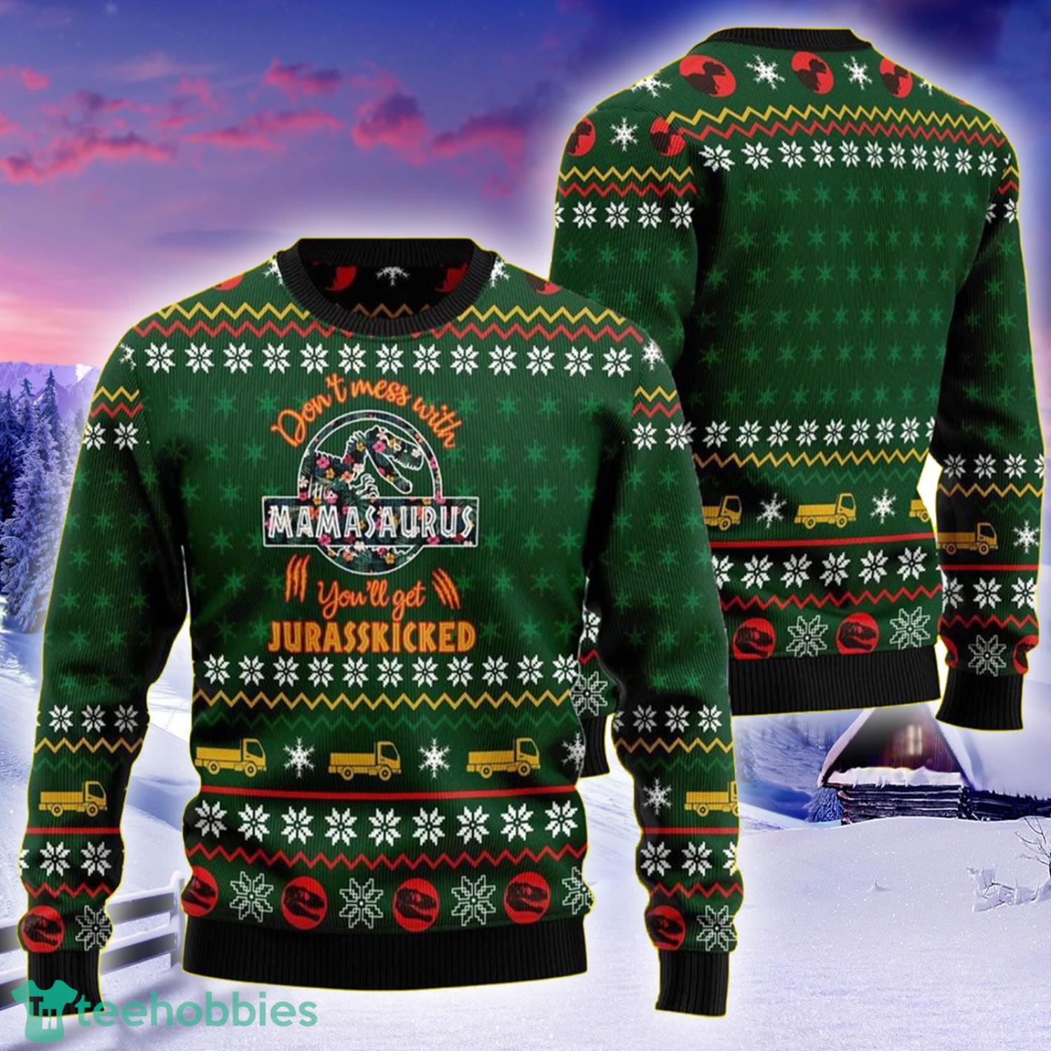 Chicago Bears Christmas Pine Tree All Over Printed Xmas Christmas Ugly  Sweater - YesItCustom