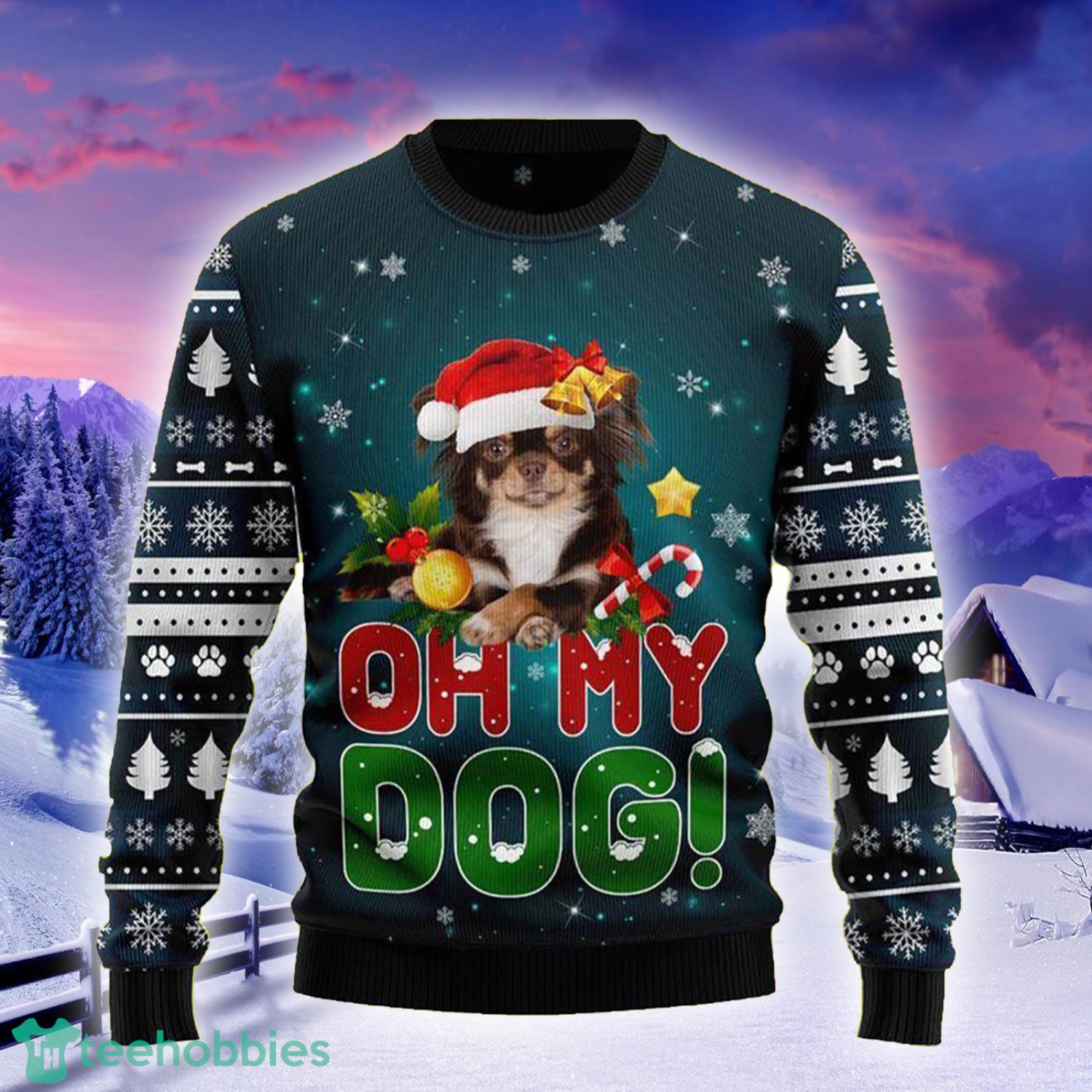 Chihuahua ugly christmas clearance sweater