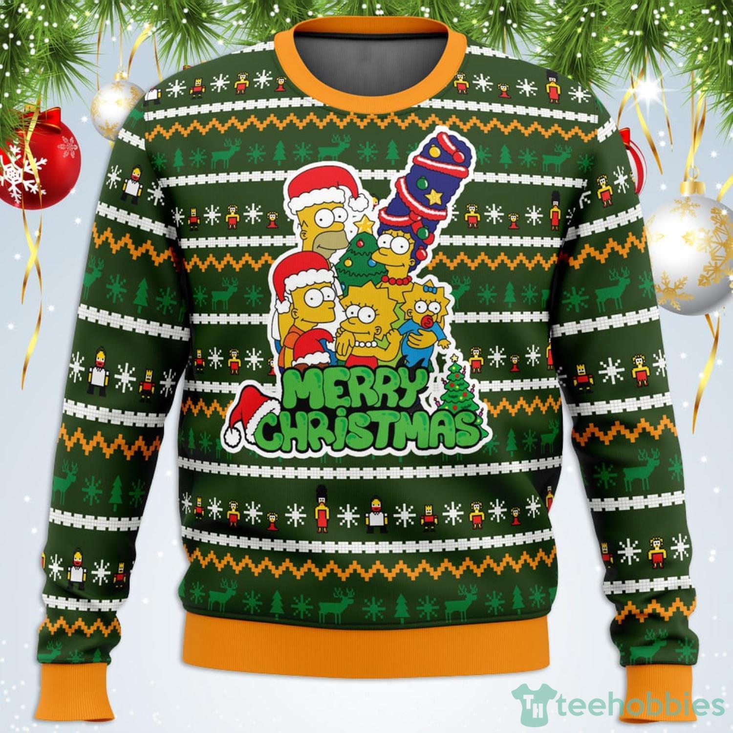 Family Tradition The Simpsons Ugly Christmas Sweater For Men And Women Product Photo 1 Family Tradition The Simpsons Ugly Christmas Sweater For Men And Women Product Photo 1
