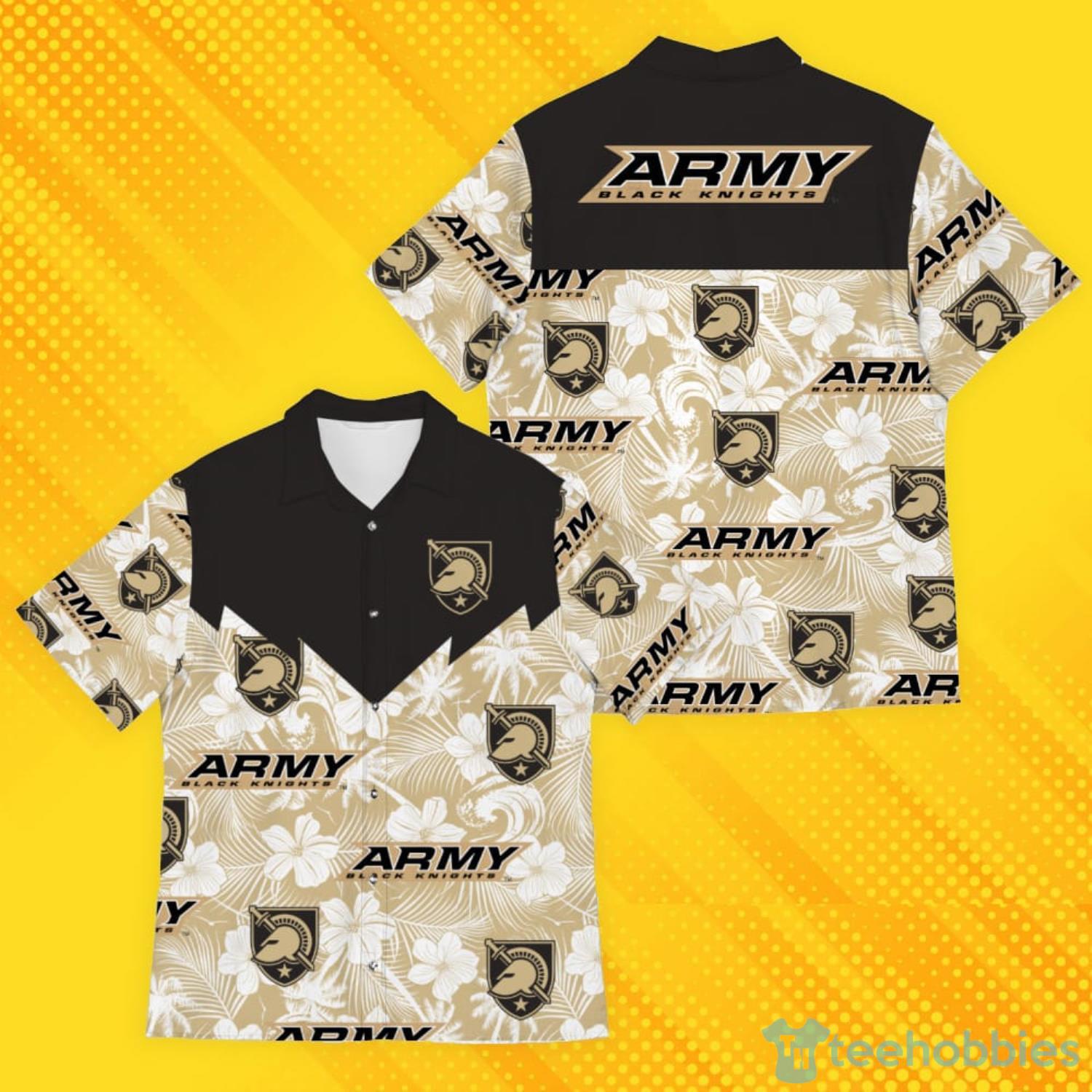 Football American Hawaii Shirt Tropical Beach Tree Army Black Knights Hawaiian Shirt Product Photo 1