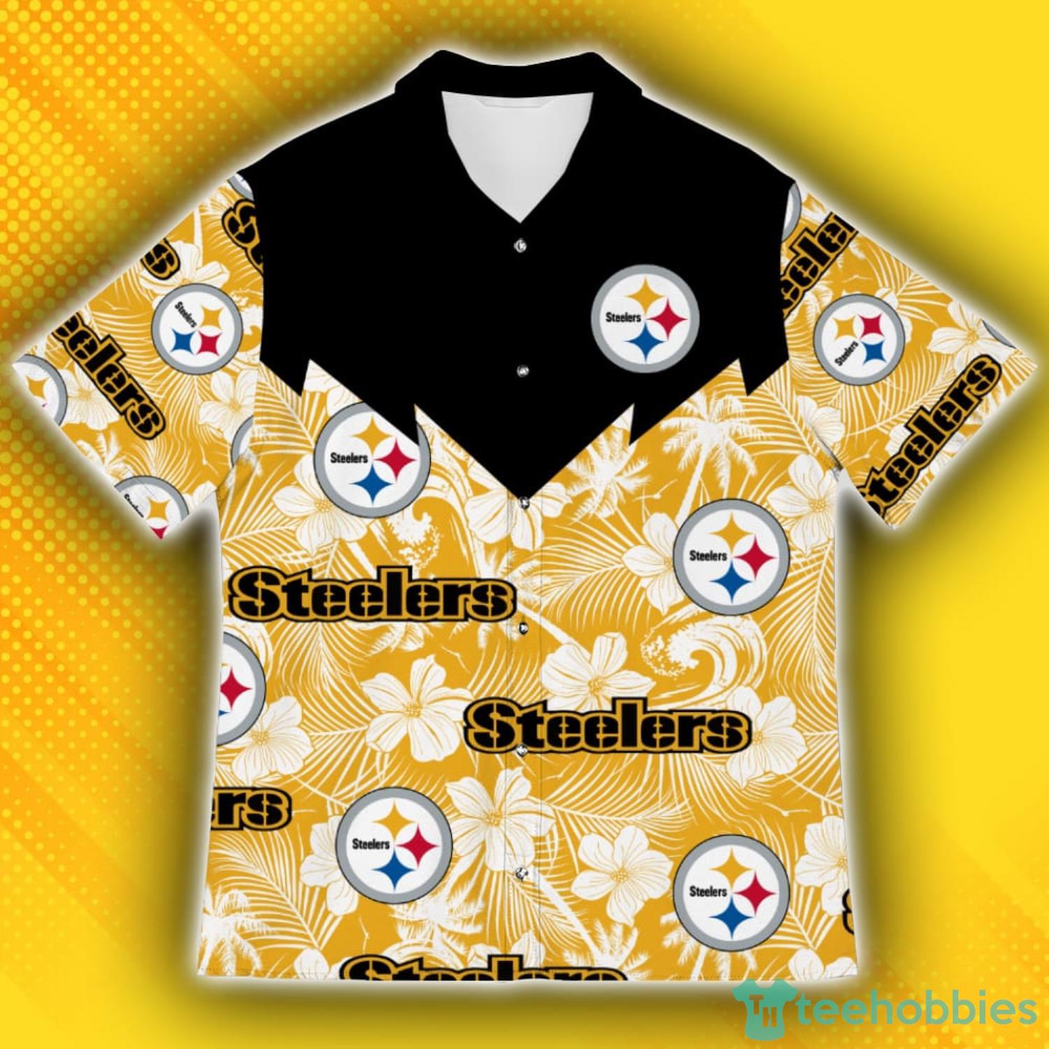 Beach Shirt NFL Pittsburgh Steelers Tropical Hawaiian Shirt 