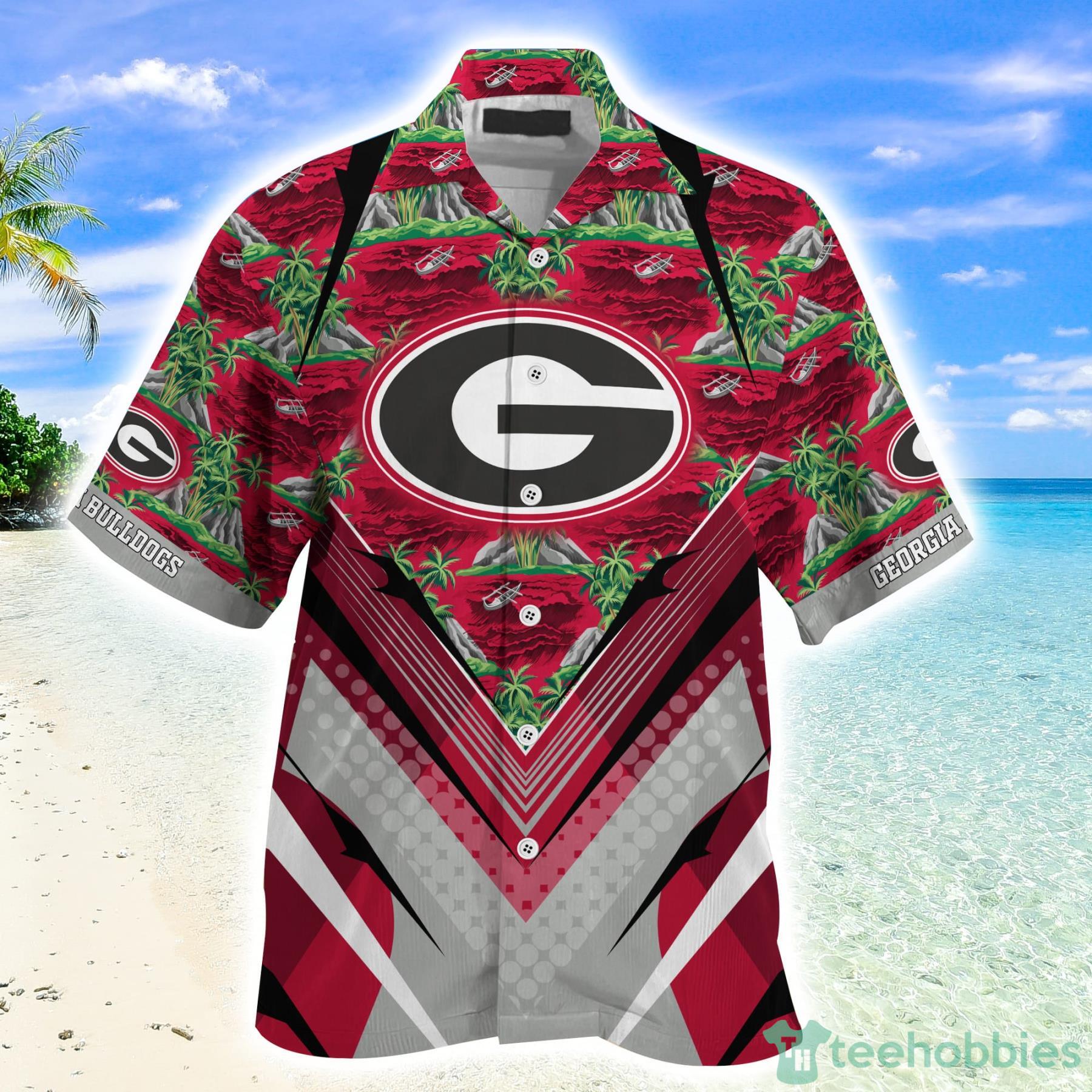 GEORGIA BULLDOGS Hawaiian Shirt And Short Set Gift Men Women