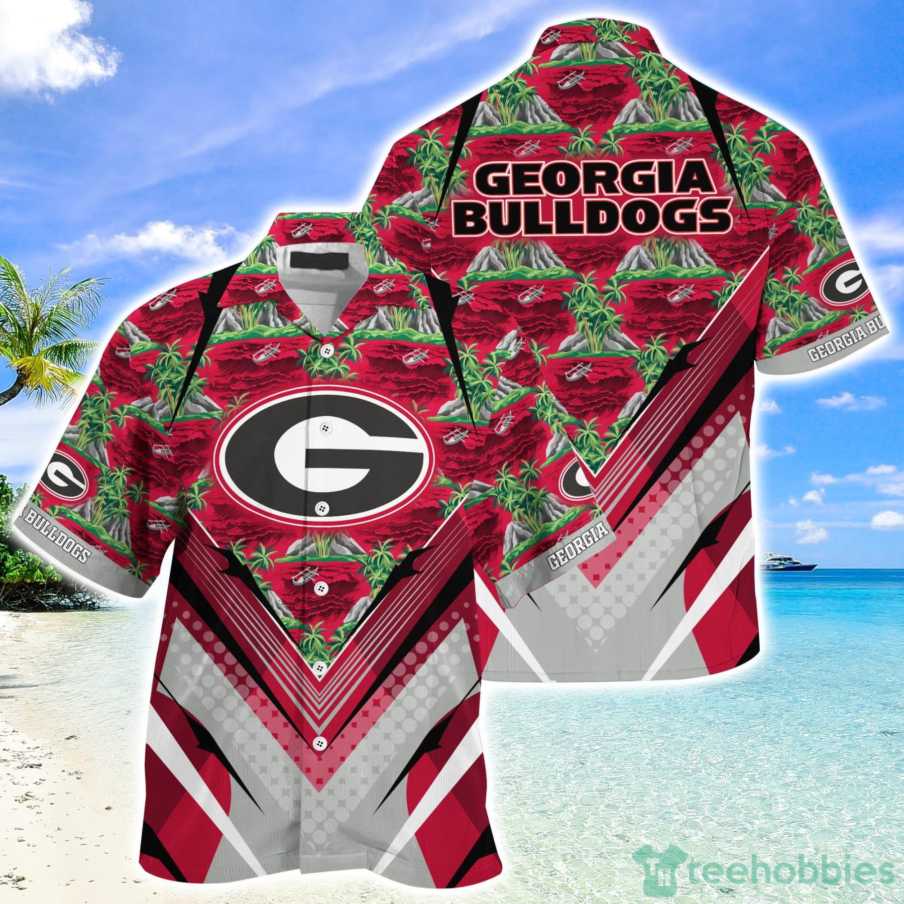 GEORGIA BULLDOGS Hawaiian Shirt And Short Set Gift Men Women