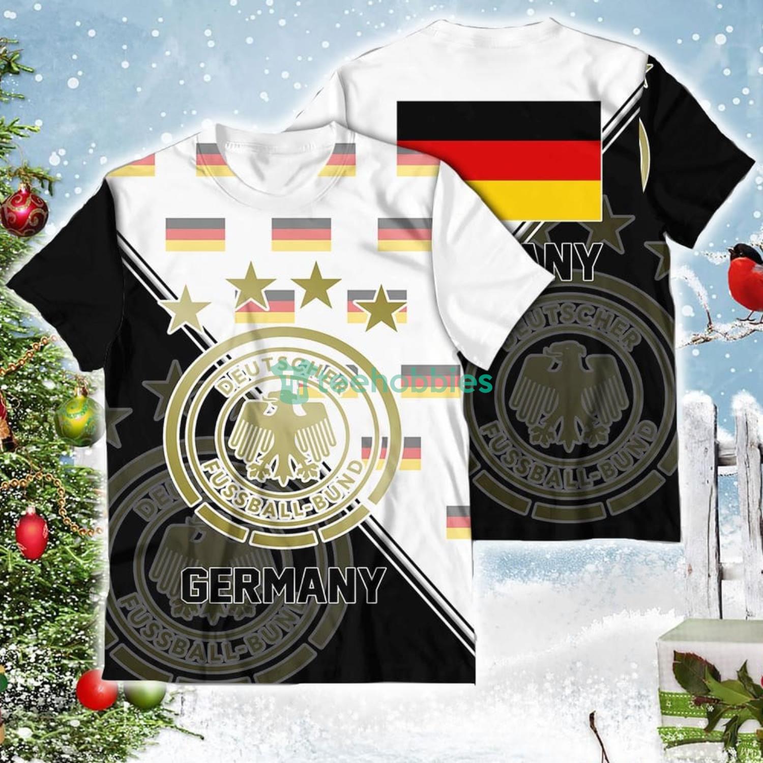 Germany National Soccer Team Qatar World Cup 2022 Champions Soccer Team 3D All Over Printed Shirt Product Photo 2