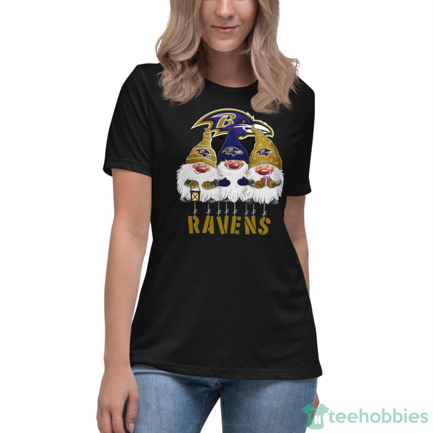 Tops, Gnomies Baltimore Ravens Christmas Shirt