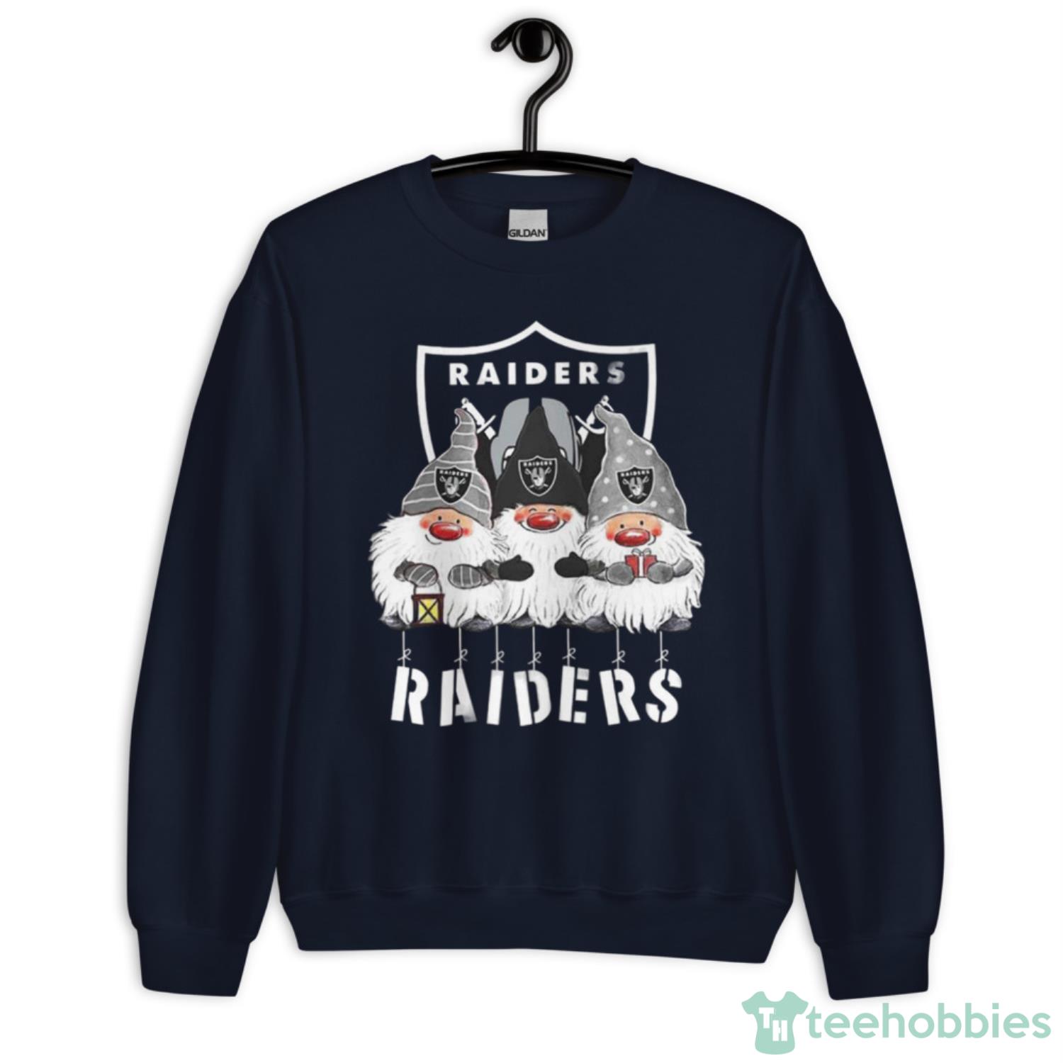 Gnomies Oakland Raiders Christmas T-Shirt - TeeNavi