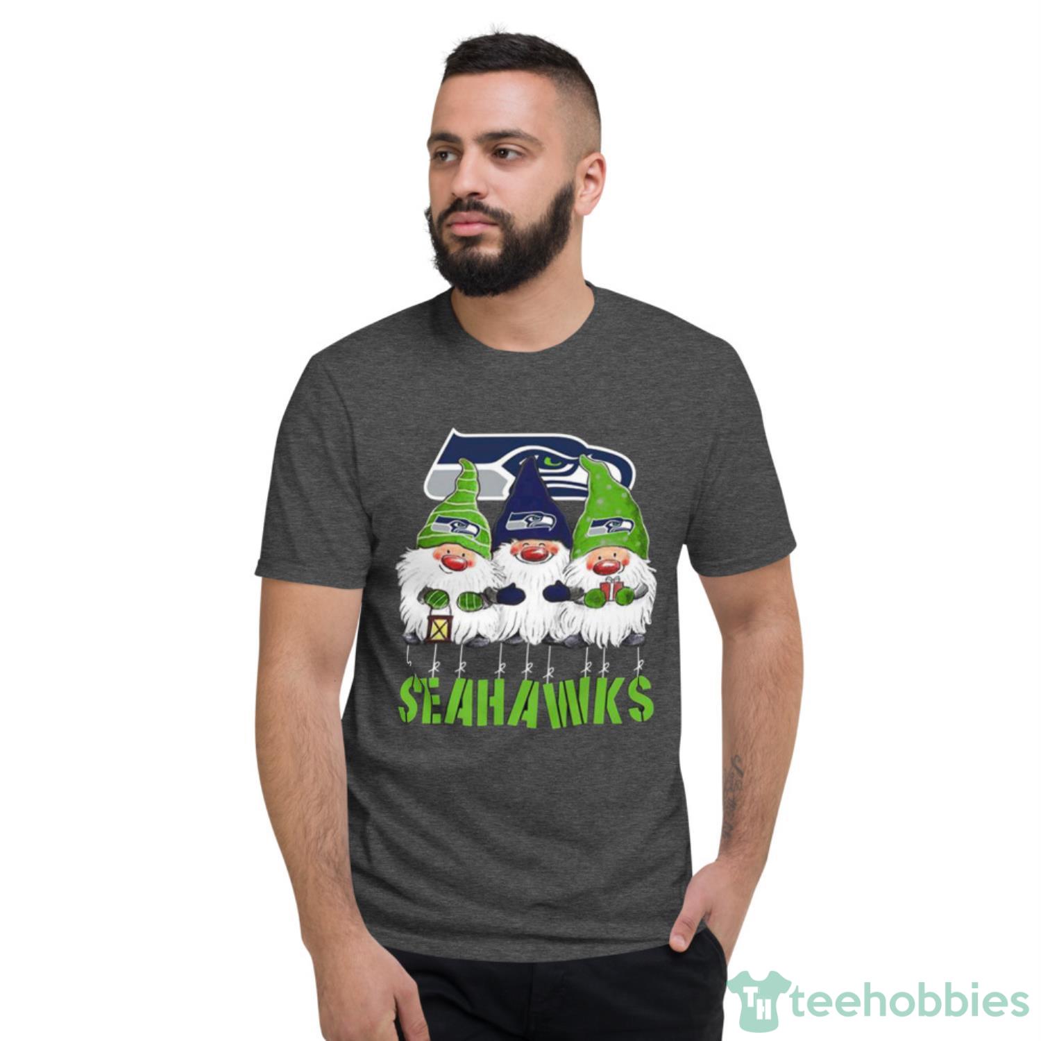 Gnomies Seattle Seahawks Christmas T-Shirt - TeeNavi