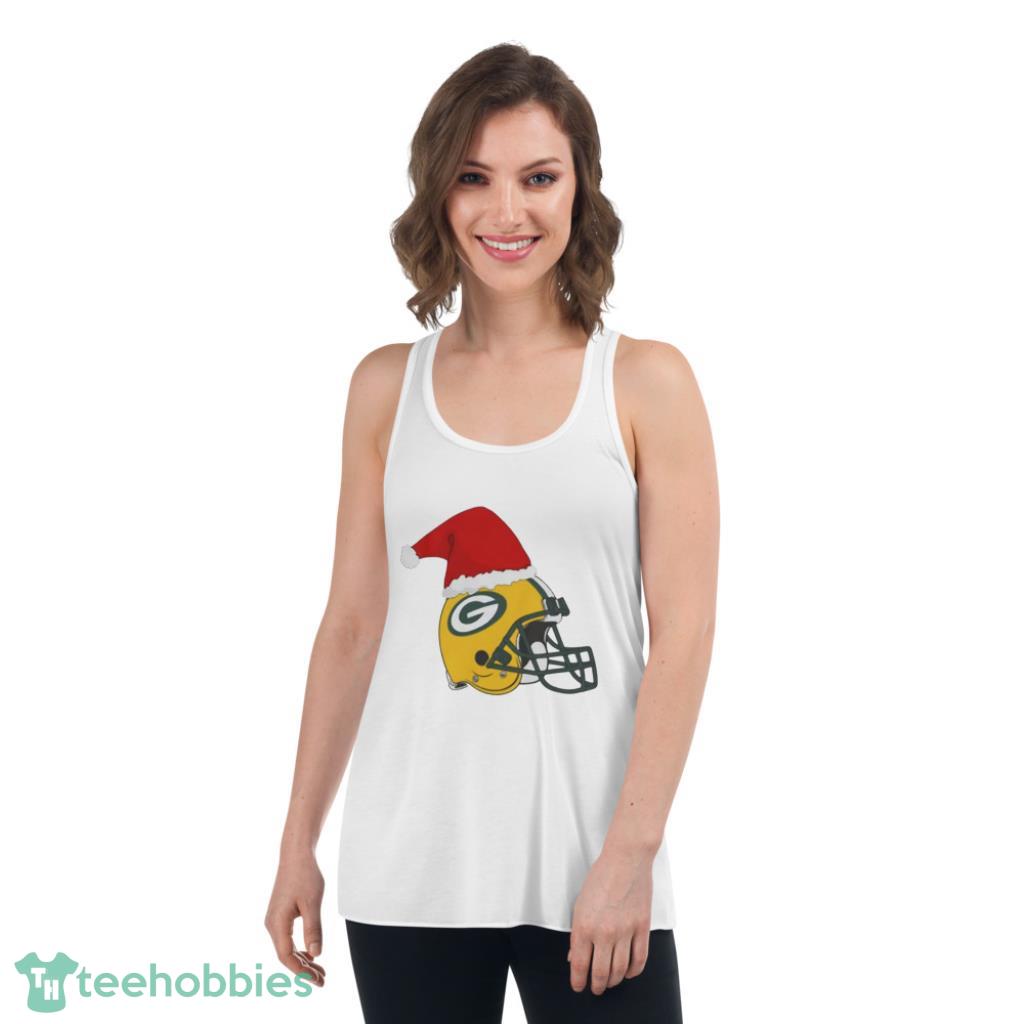 Green Bay Christmas T-Shirt - Womens Flowy Racerback Tank