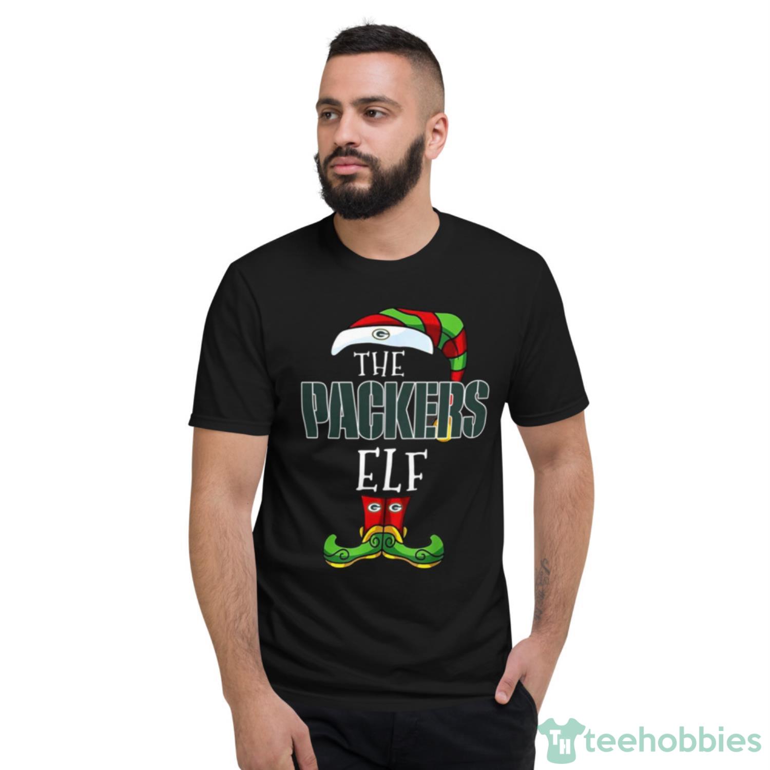 Green Bay Packers Christmas ELF Funny NFL Women's T-Shirt