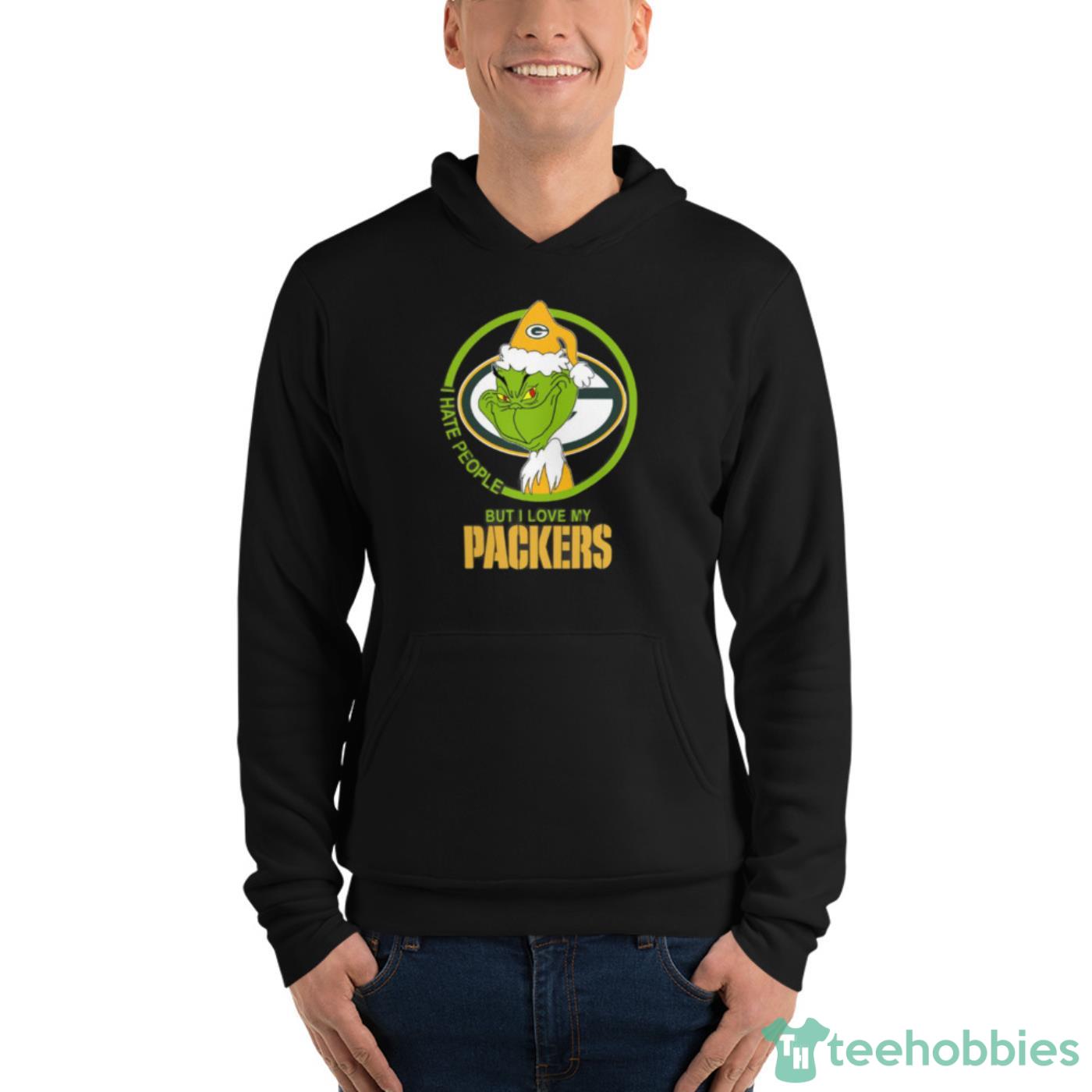 I Hate People But I Love My Green Bay Packers Grinch T-Shirt - T-shirts Low  Price