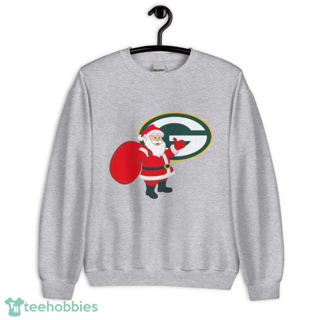 Green Bay Packers NFL Santa Claus Christmas Shirt - Unisex Heavy Blend Crewneck Sweatshirt