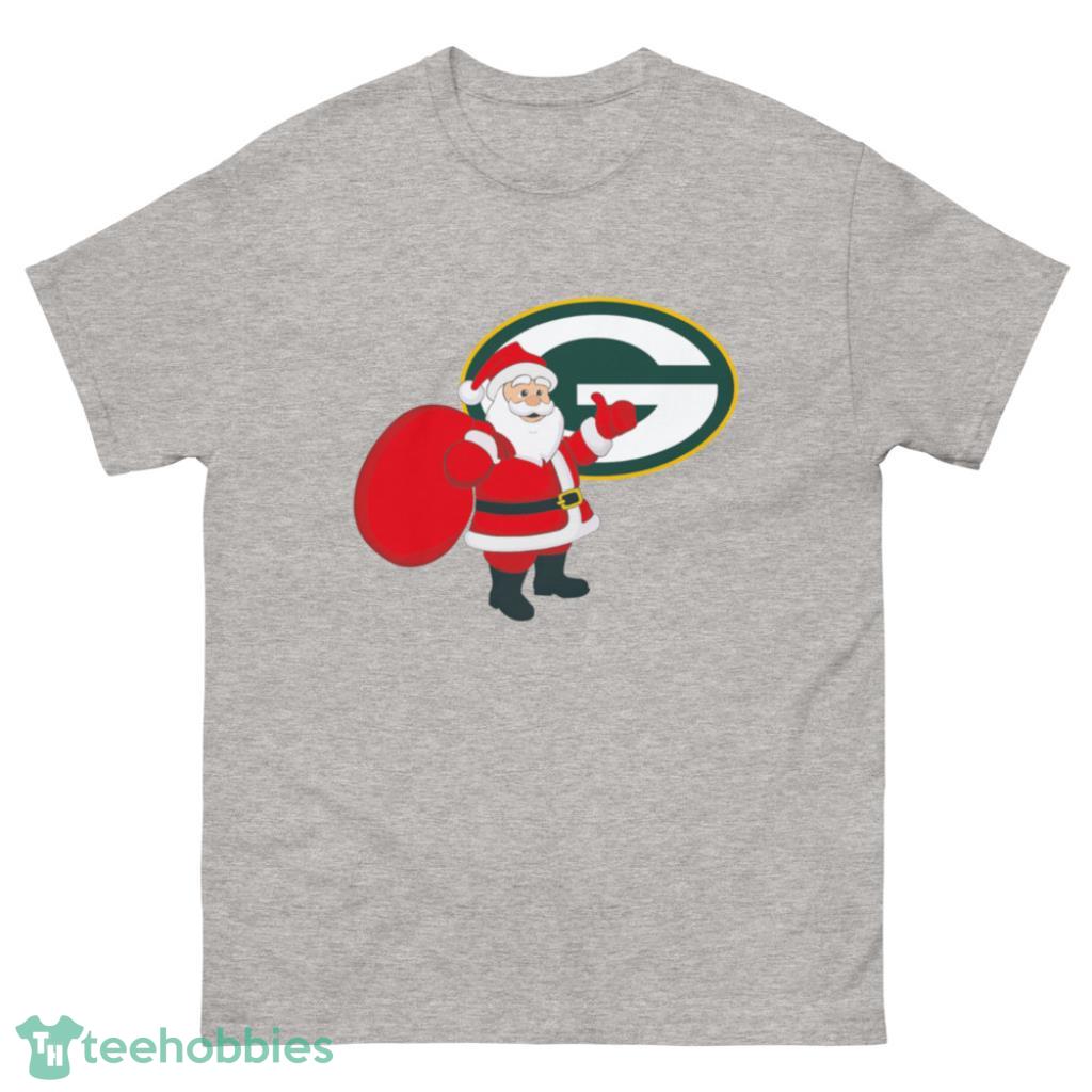Green Bay Packers NFL Santa Claus Christmas Shirt - 500 Men’s Classic Tee Gildan