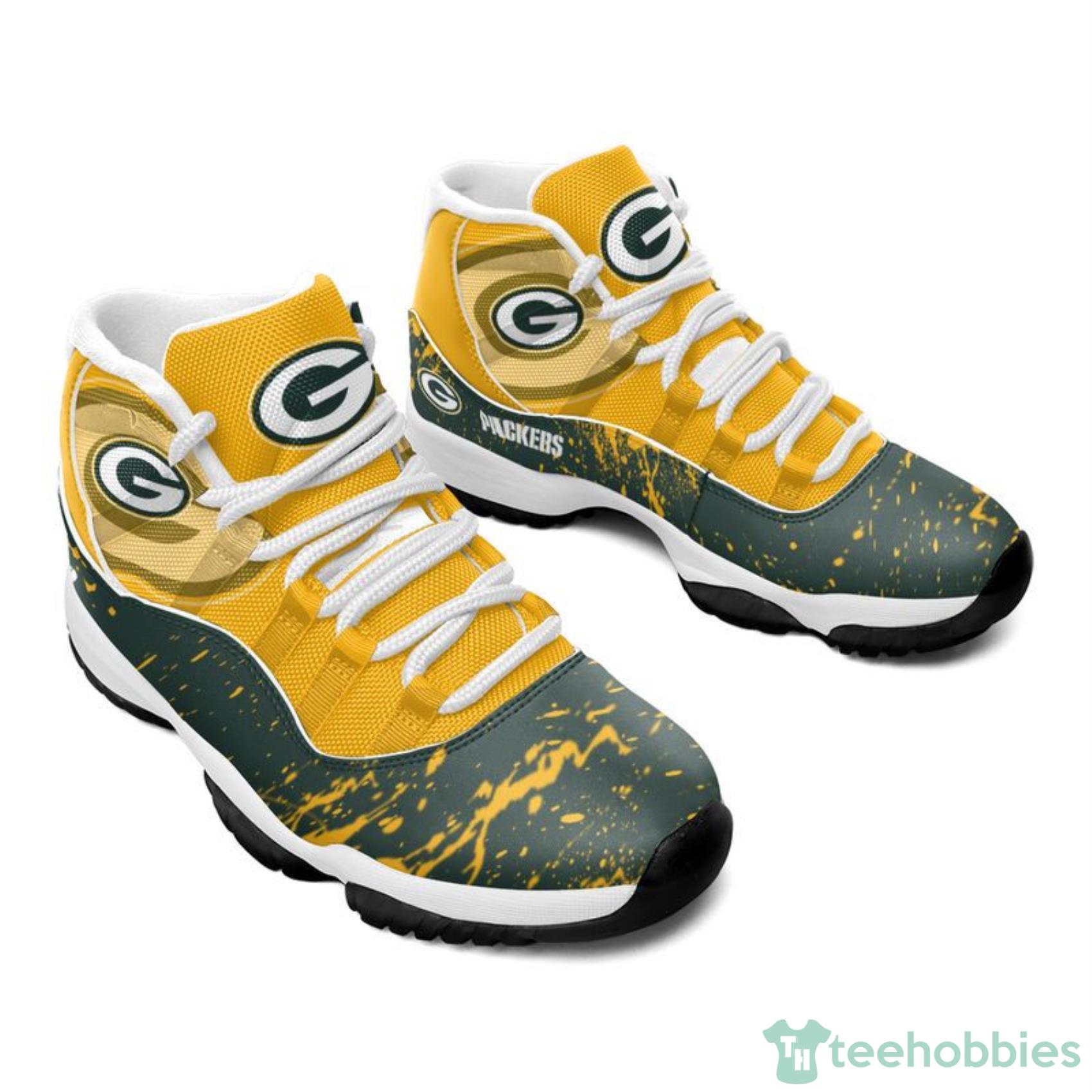 Green Bay Packers Air Jordan 11 sneaker shoes - LIMITED EDITION