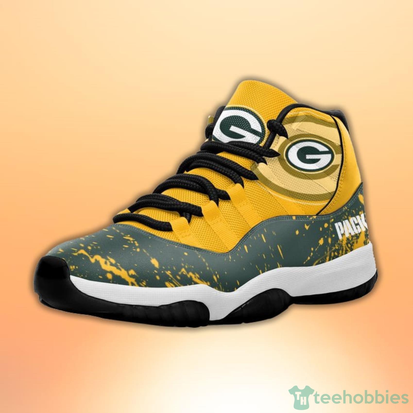 Green Bay Packers Air Jordan 11 Sneakers – High Top Basketball Shoes For  Fan – ANEWDAY Store