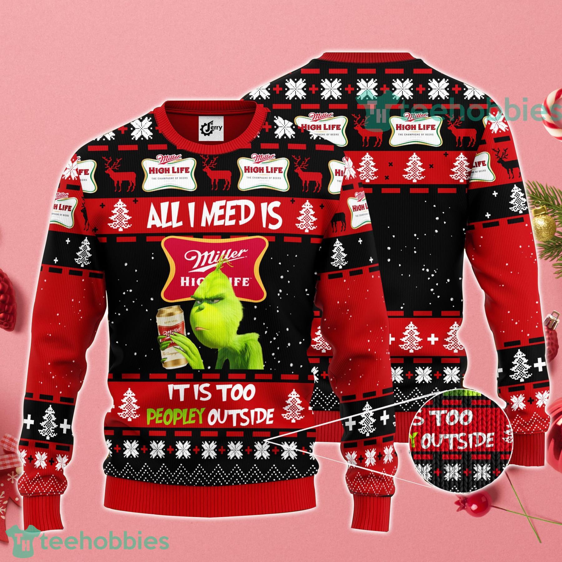 Miller high clearance life ugly sweater