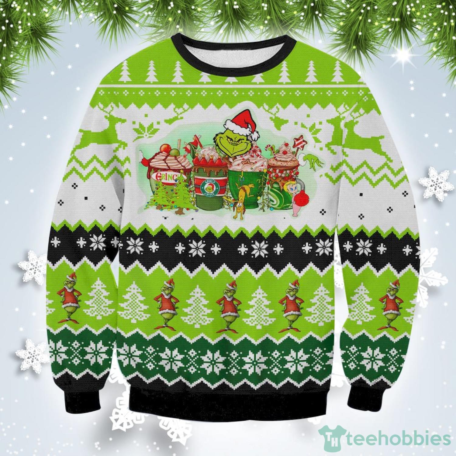NHL Anaheim Ducks Logo Grinch Hug Cute Gift For Grinch Lover Ugly Christmas  Sweater - Freedomdesign