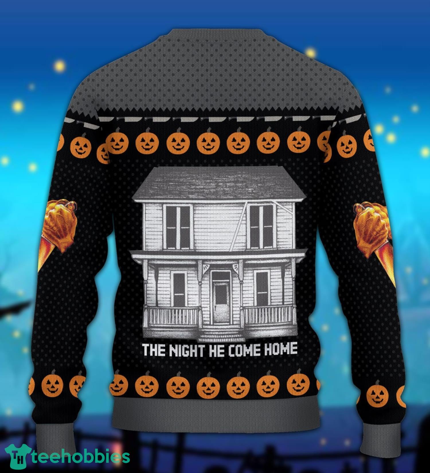 Happy Halloween Michael Myers Christmas Ugly Sweater Product Photo 1 Happy Halloween Michael Myers Christmas Ugly Sweater Product Photo 1