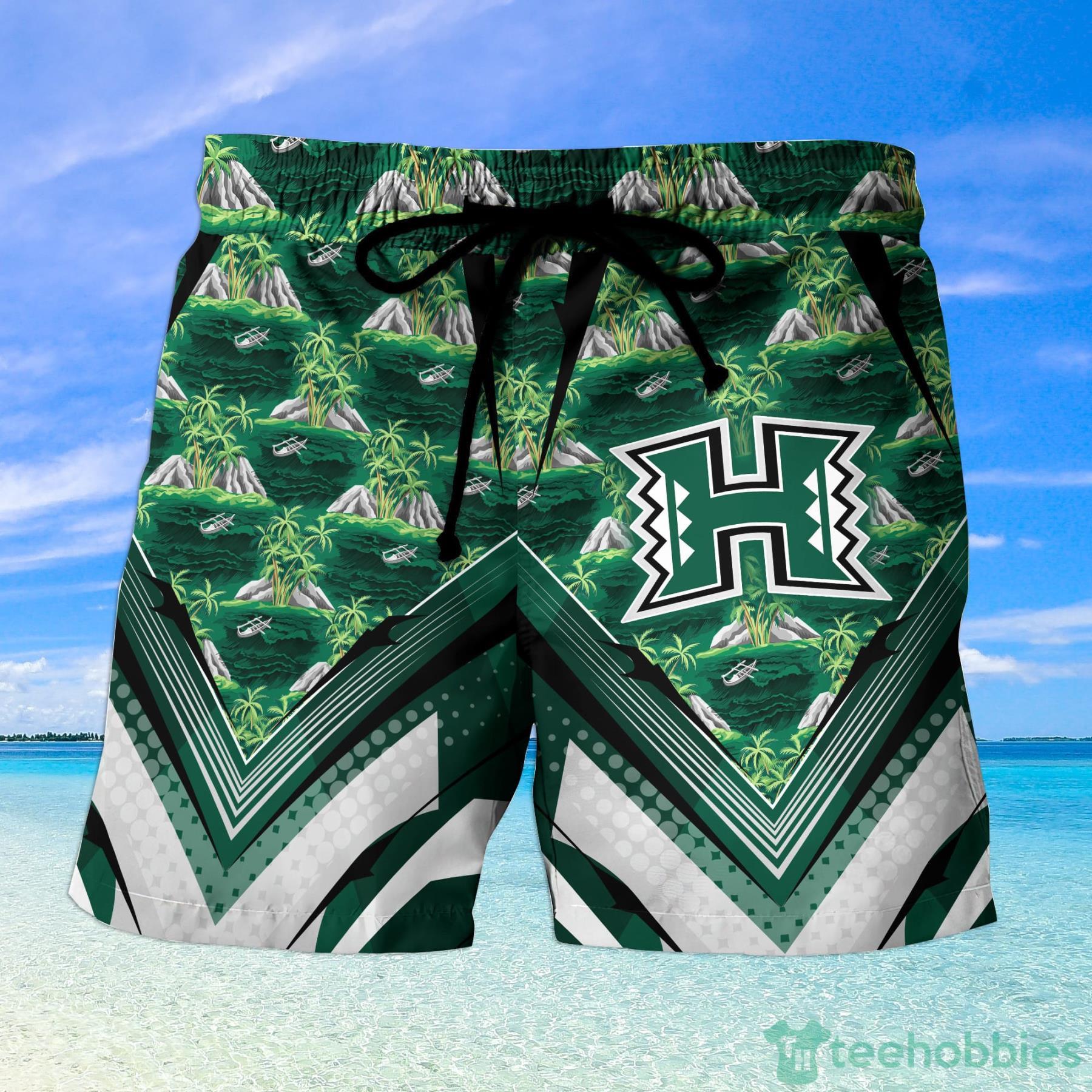Hawaii Rainbow Warriors Summer Gift Hawaiian Shirt And Short Product Photo 4 Hawaii Rainbow Warriors Summer Gift Hawaiian Shirt And Short Product Photo 4