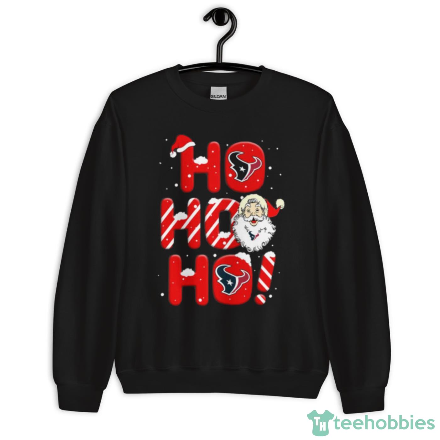 Houston Texans NFL Football Ho Ho Ho Santa Claus Merry Christmas Shirt - Unisex Crewneck Sweatshirt Houston Texans NFL Football Ho Ho Ho Santa Claus Merry Christmas Shirt - Unisex Crewneck Sweatshirt